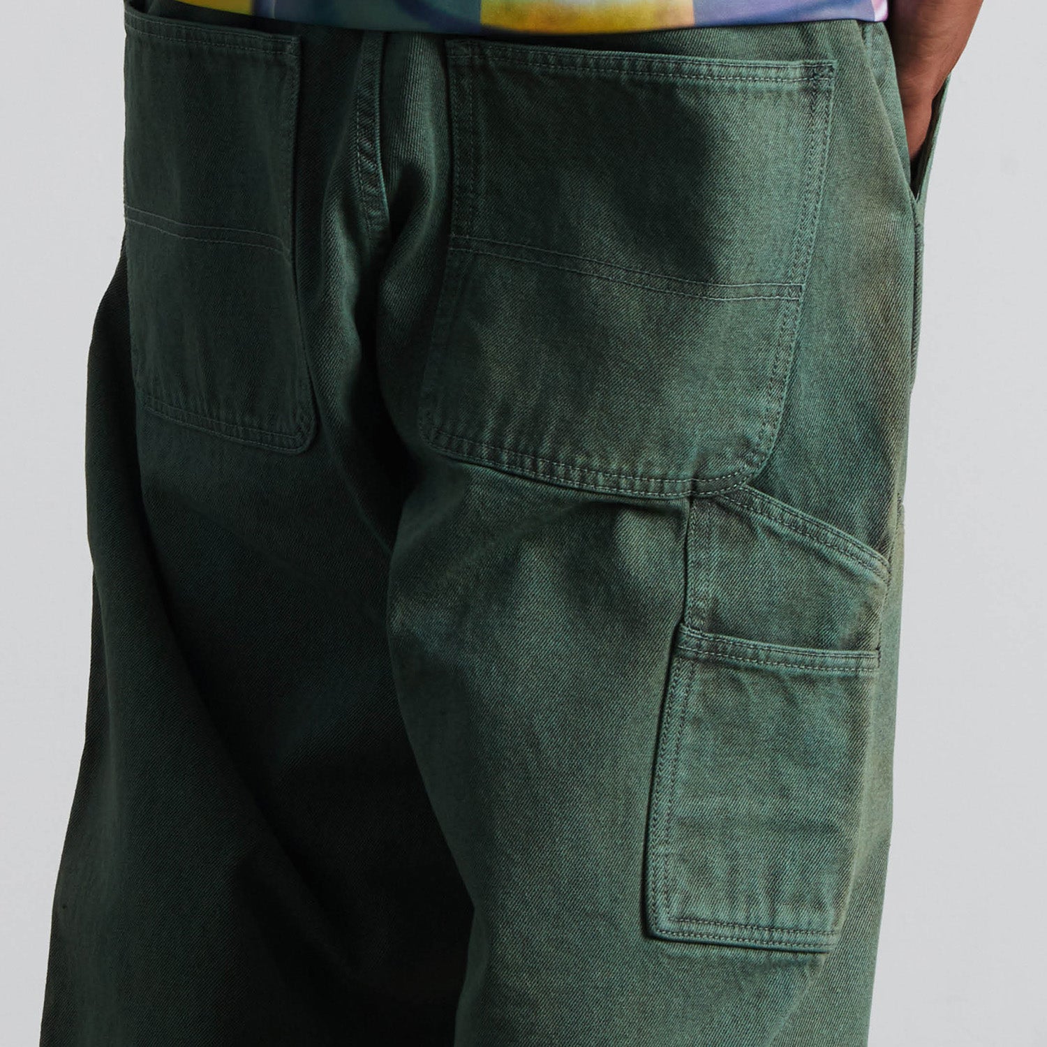 HUF (ハフ) Worldwide JP /PANTS(パンツ)/ KINDA LOOSE DOUBLE KNEES商品 / FROST GRAY