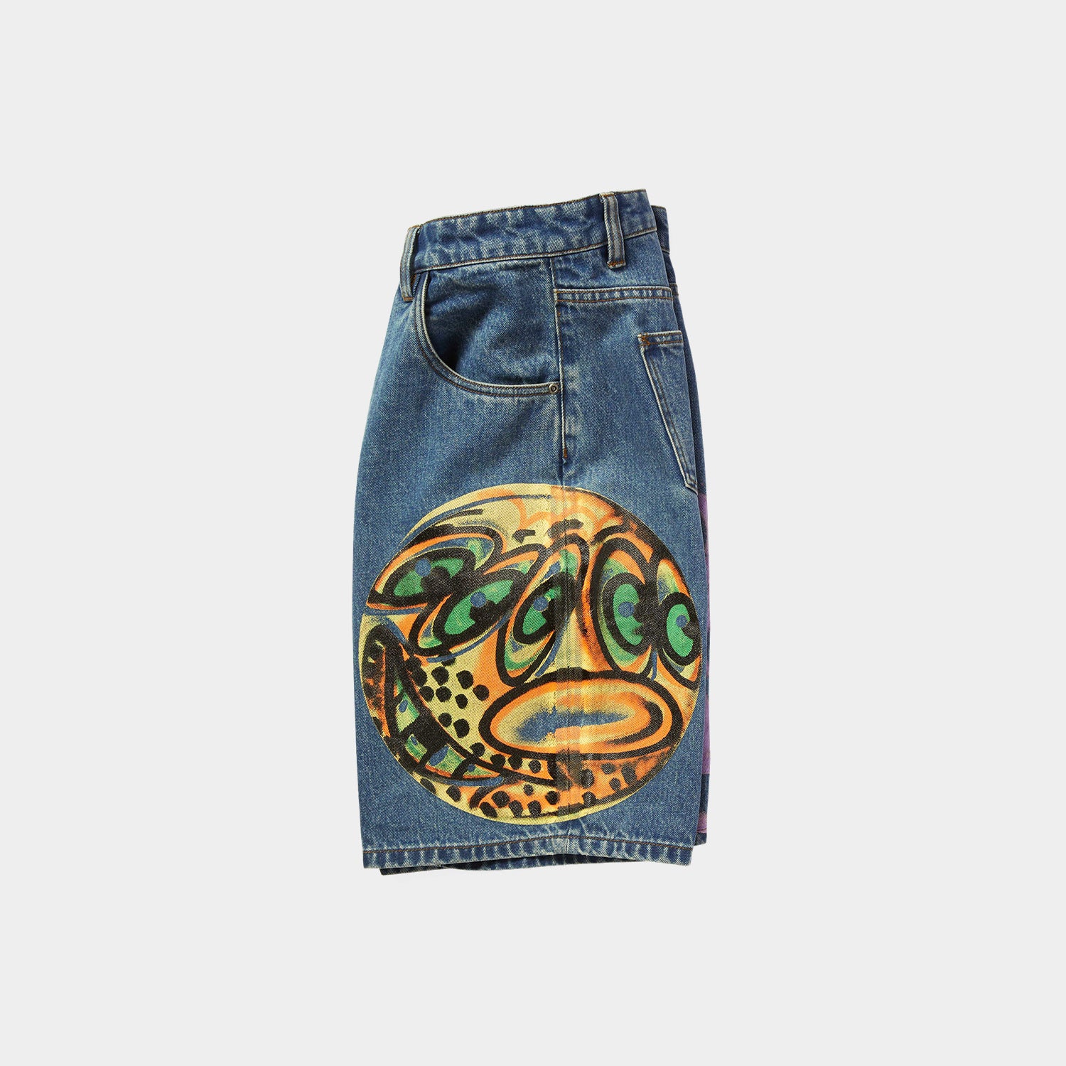 HUF (ハフ) Worldwide JP /SHORTS(ショーツ)/ KENNY SCHARF SPRAY GUYS DENIM SHORT商品 / MULTI