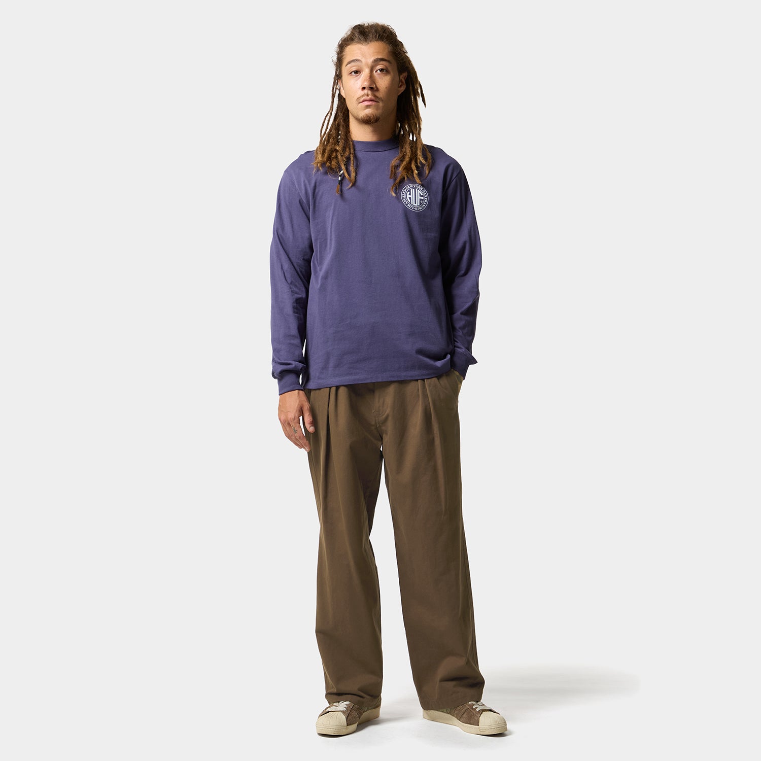 HUF (ハフ) Worldwide JP /PANTS(パンツ)/ HUF TWO TUCK TROUSER商品 / CHARCOAL GREY