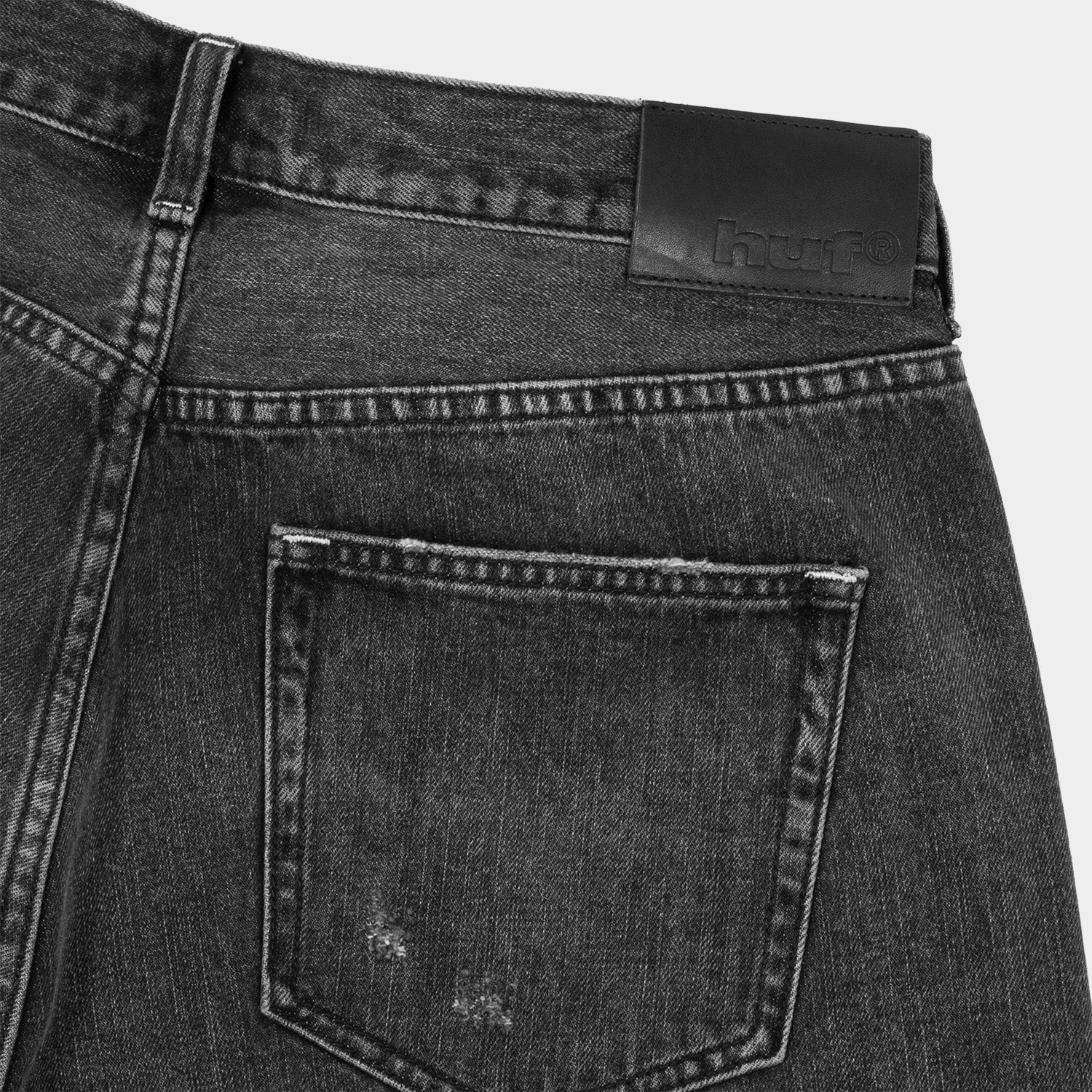 HUF (ハフ) Worldwide JP /PANTS(パンツ)/ EXPRESSION REPAIR DENIM PANT商品 / WASHED BLACK