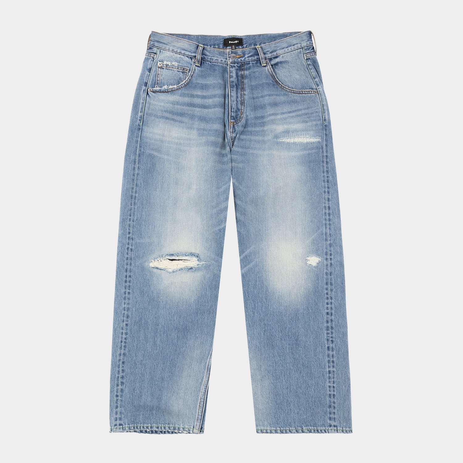 HUF (ハフ) Worldwide JP /PANTS(パンツ)/ EXPRESSION REPAIR DENIM PANT商品 / WASHED BLACK