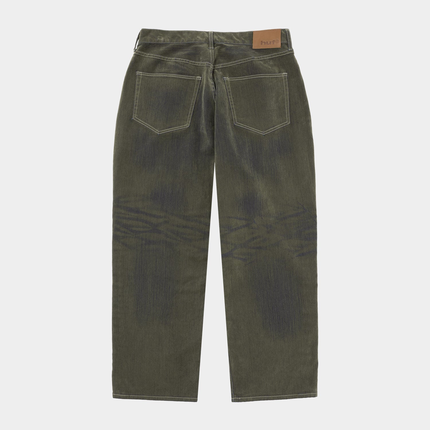 HUF (ハフ) Worldwide JP /PANTS(パンツ)/ HUF eightynine FLOCKED PANT商品 / OLIVE