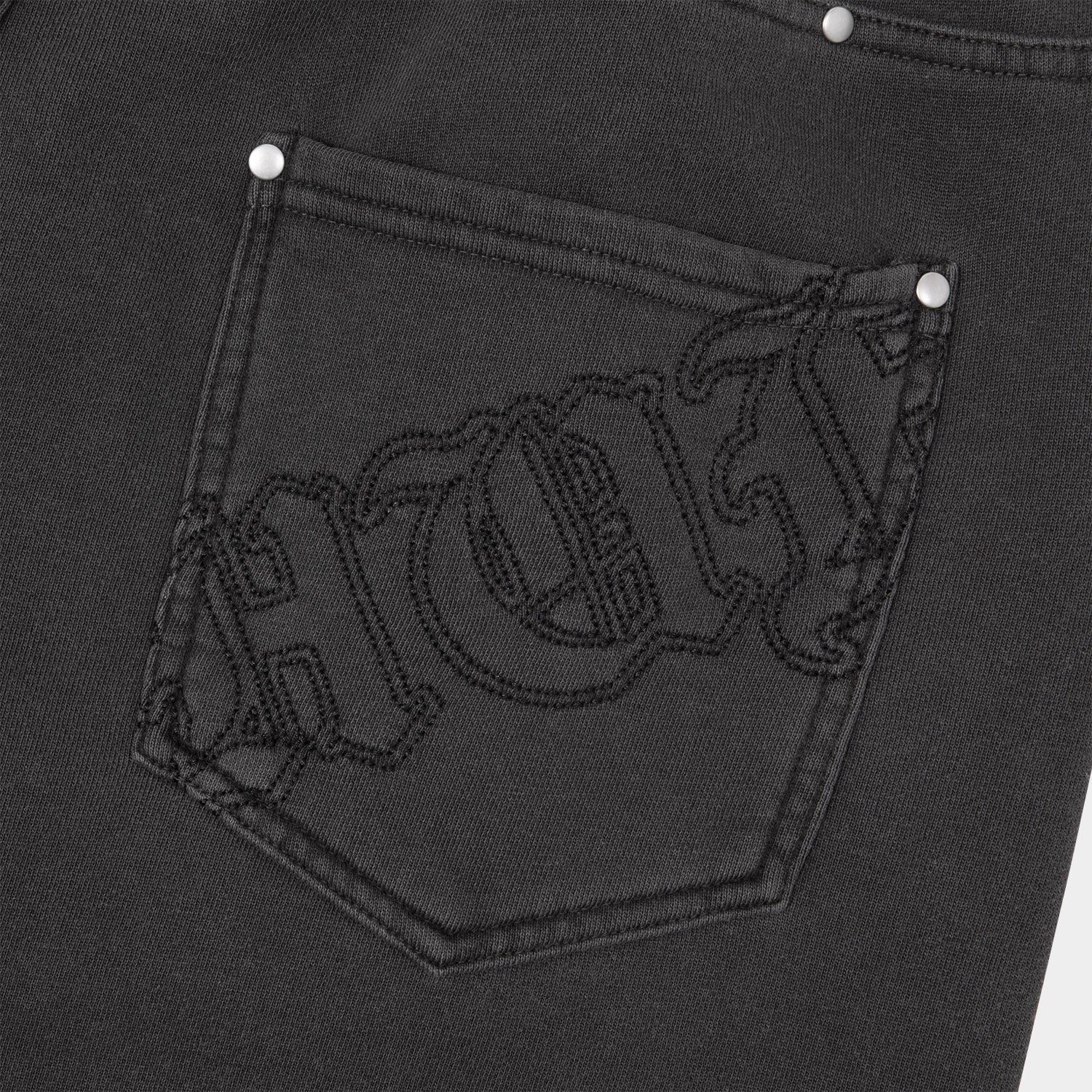 HUF (ハフ) Worldwide JP /SHORTS(ショーツ)/ STUDDED 3/4 FLEECE PANT商品 / BLACK