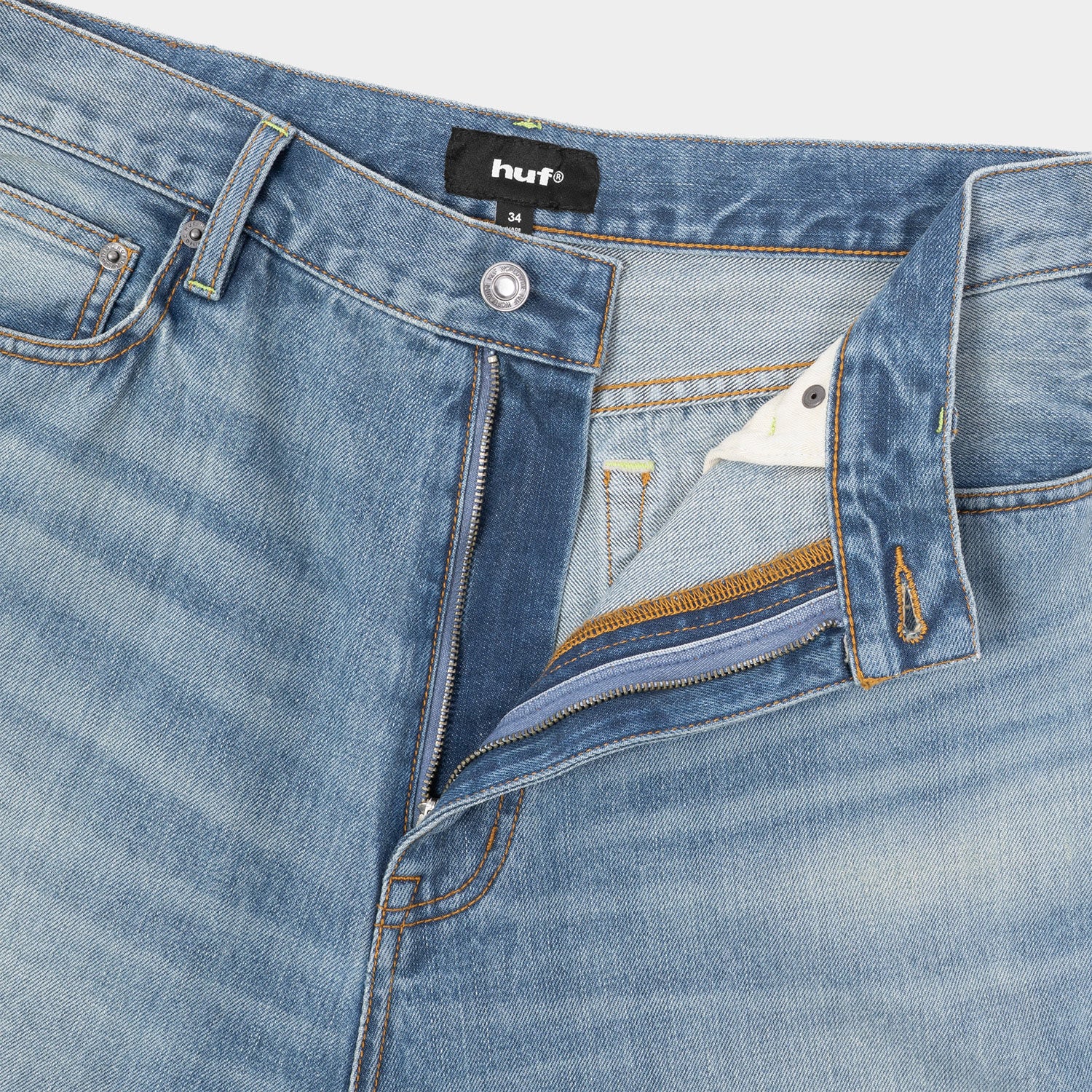 HUF (ハフ) Worldwide JP /SHORTS(ショーツ)/ EXPRESSION WASHED DENIM BAGGY SHORT商品 / WASHED BLACK