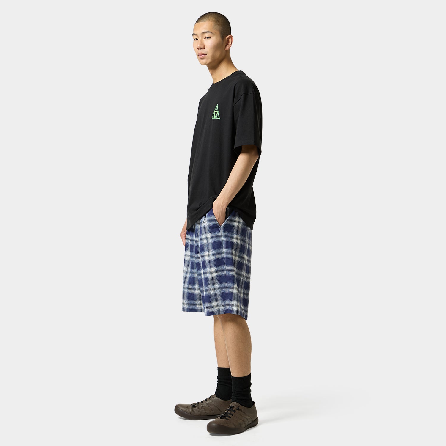 HUF (ハフ) Worldwide JP /SHORTS(ショーツ)/ MISTY PLAID SHORT商品 / BEIGE