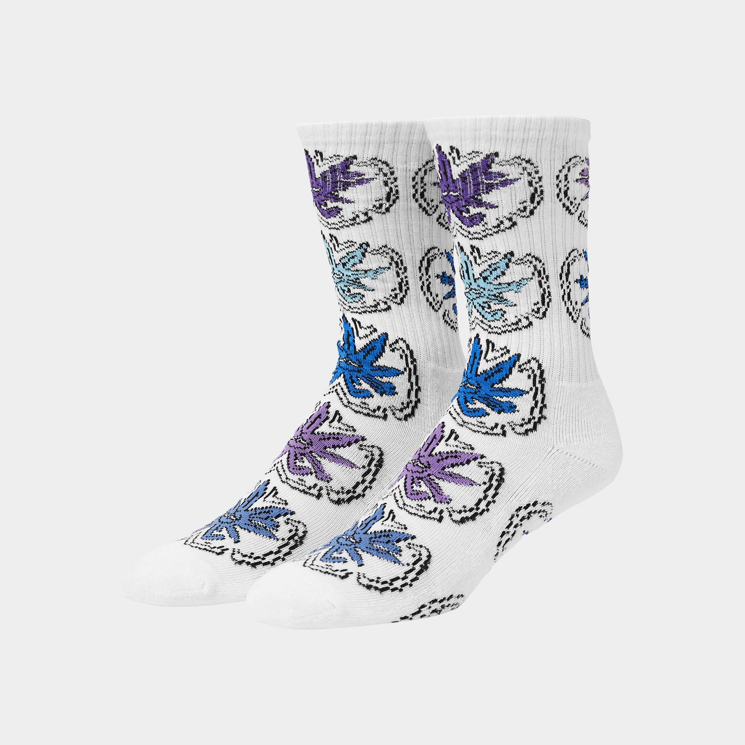 HUF (ハフ) Worldwide JP /SOCKS(ソックス)/ GREEN BUDDY SNOW ANGEL SOCKS商品 / WHITE