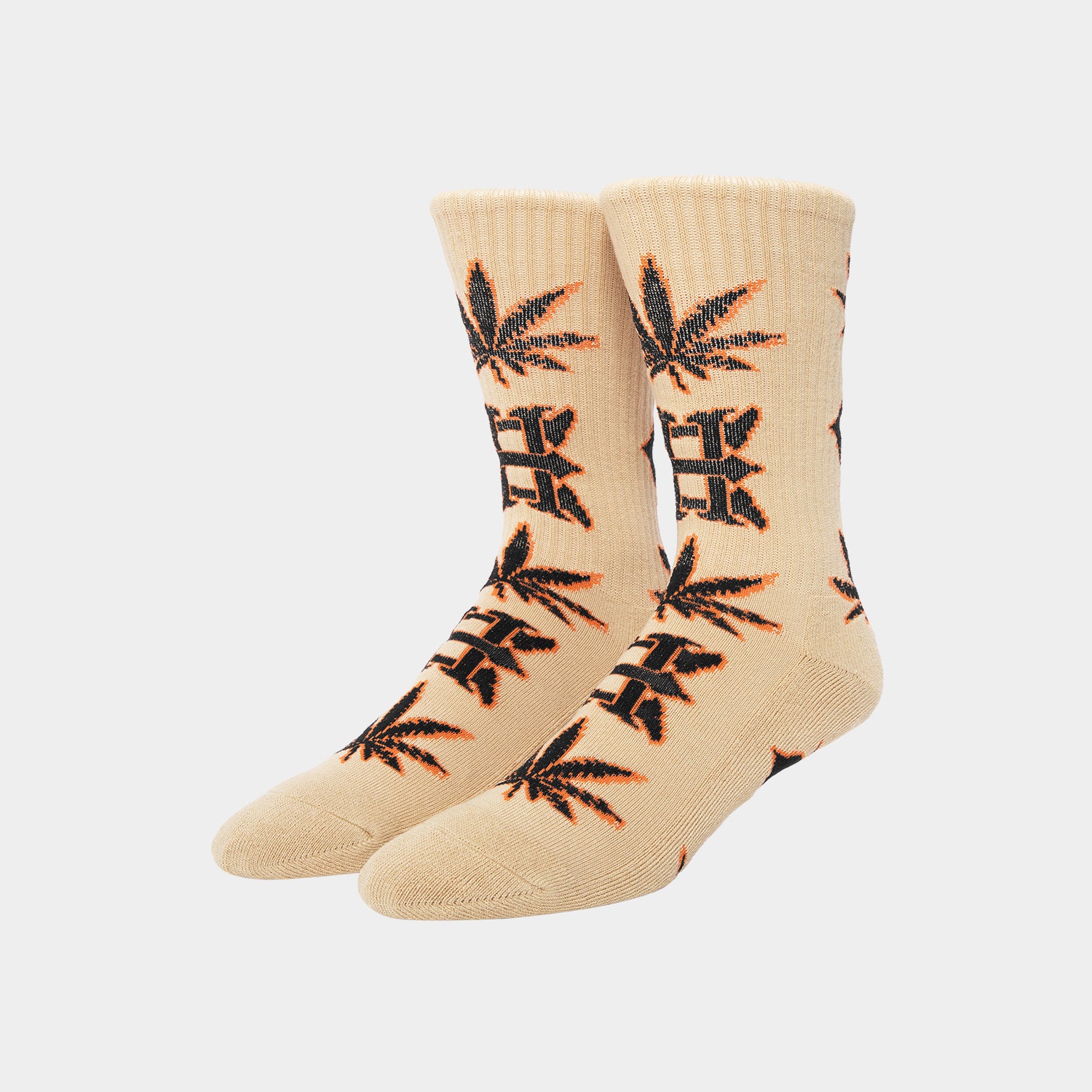HUF (ハフ) Worldwide JP /SOCKS(ソックス)/ HUF X EVISEN SKATEBOARDS LOGO SOCKS商品 / BLACK