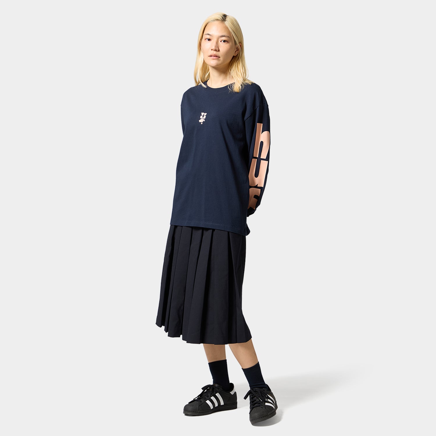 HUF (ハフ) Worldwide JP /T-SHIRTS(Tシャツ)/ MEGABLAST LS TEE商品 / NAVY