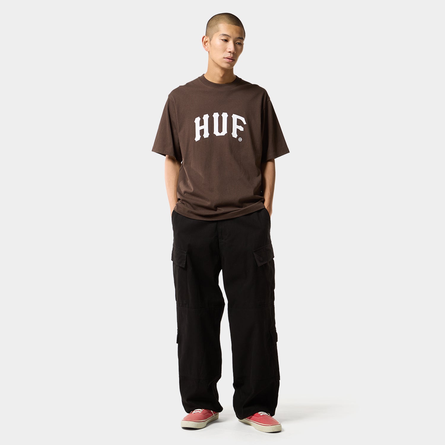 HUF (ハフ) Worldwide JP /T-SHIRTS(Tシャツ)/ ARCH TEE商品 / FOREST GREEN