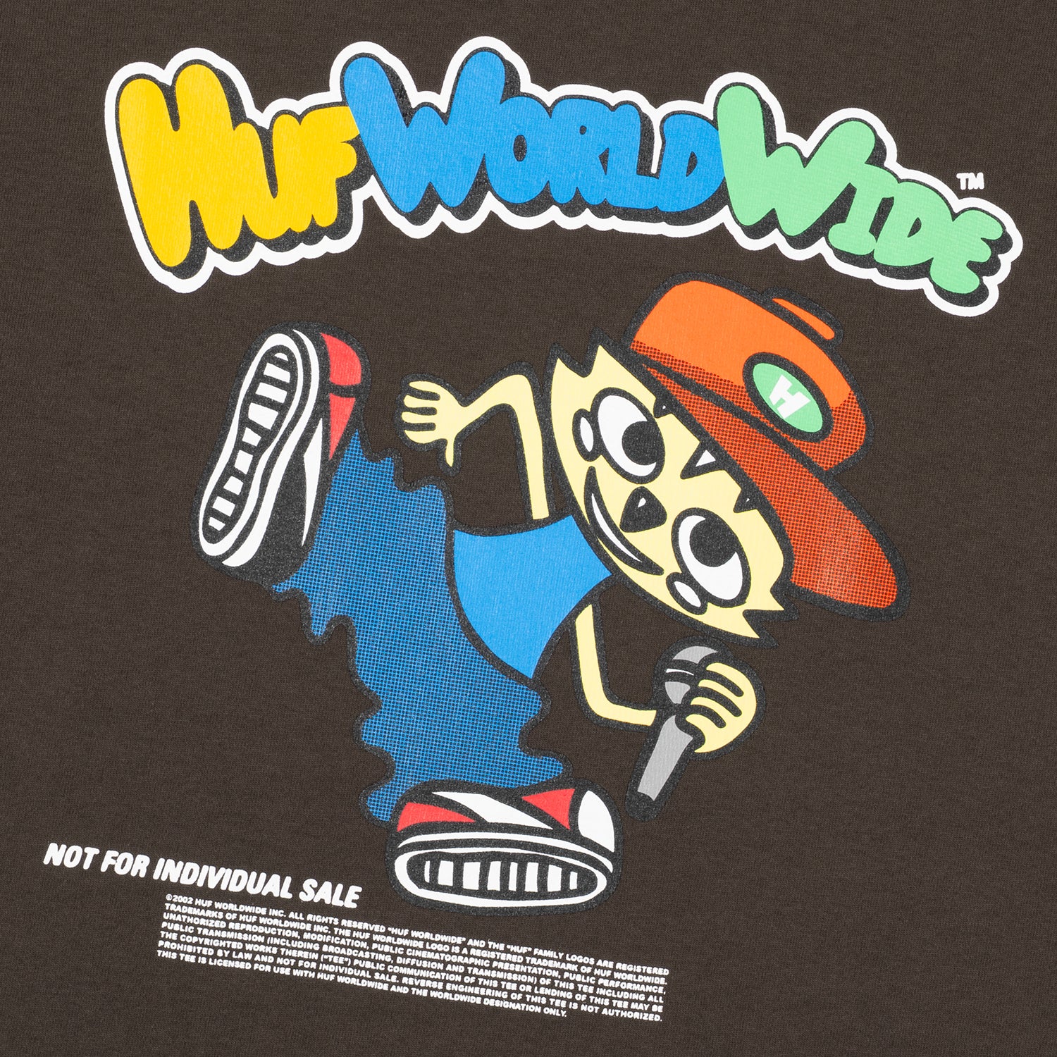 HUF (ハフ) Worldwide JP /T-SHIRTS(Tシャツ)/ CHOP KICK BLOCK TEE商品 / BISON