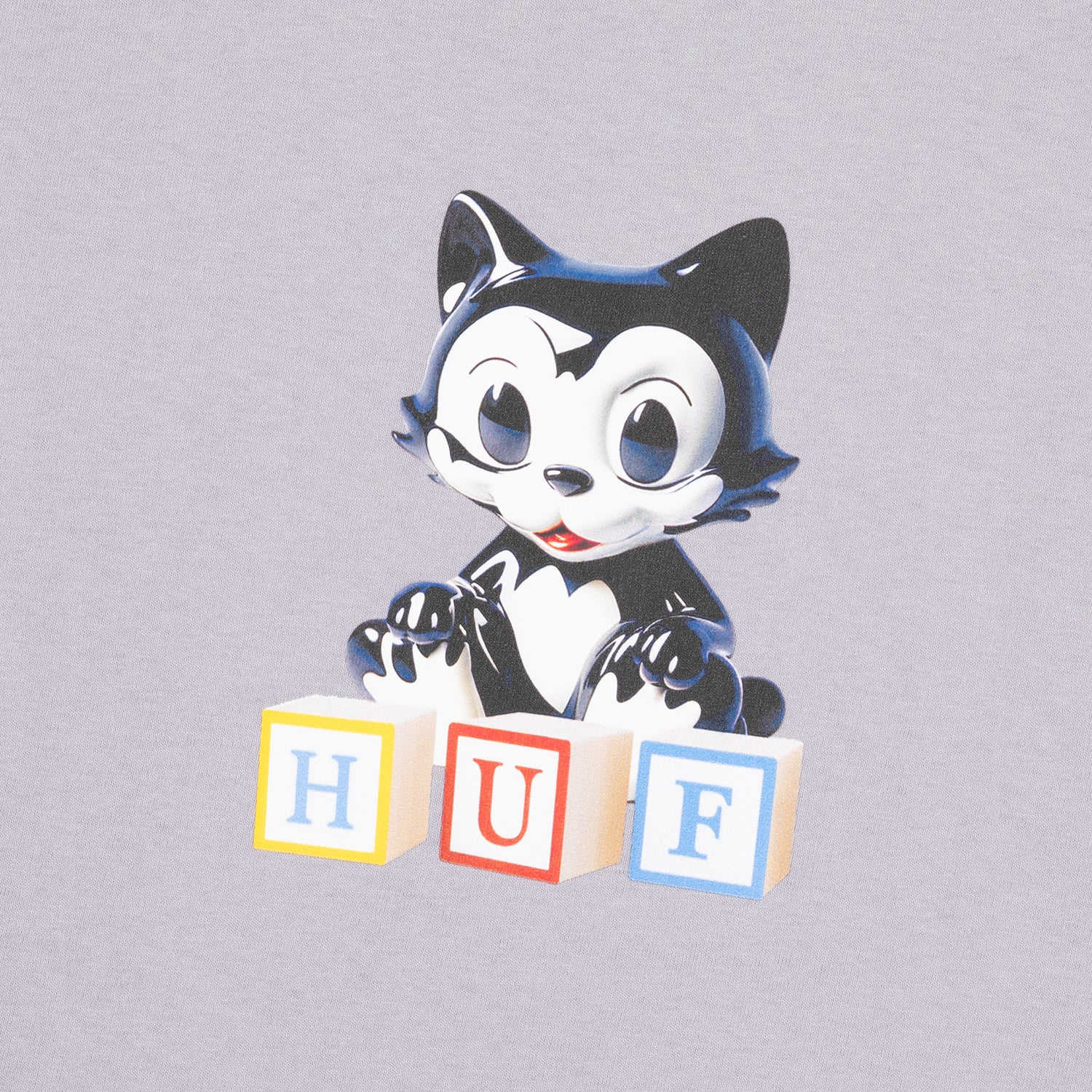HUF (ハフ) Worldwide JP /T-SHIRTS(Tシャツ)/ BLOCKS TEE商品 / LILAC CHALK