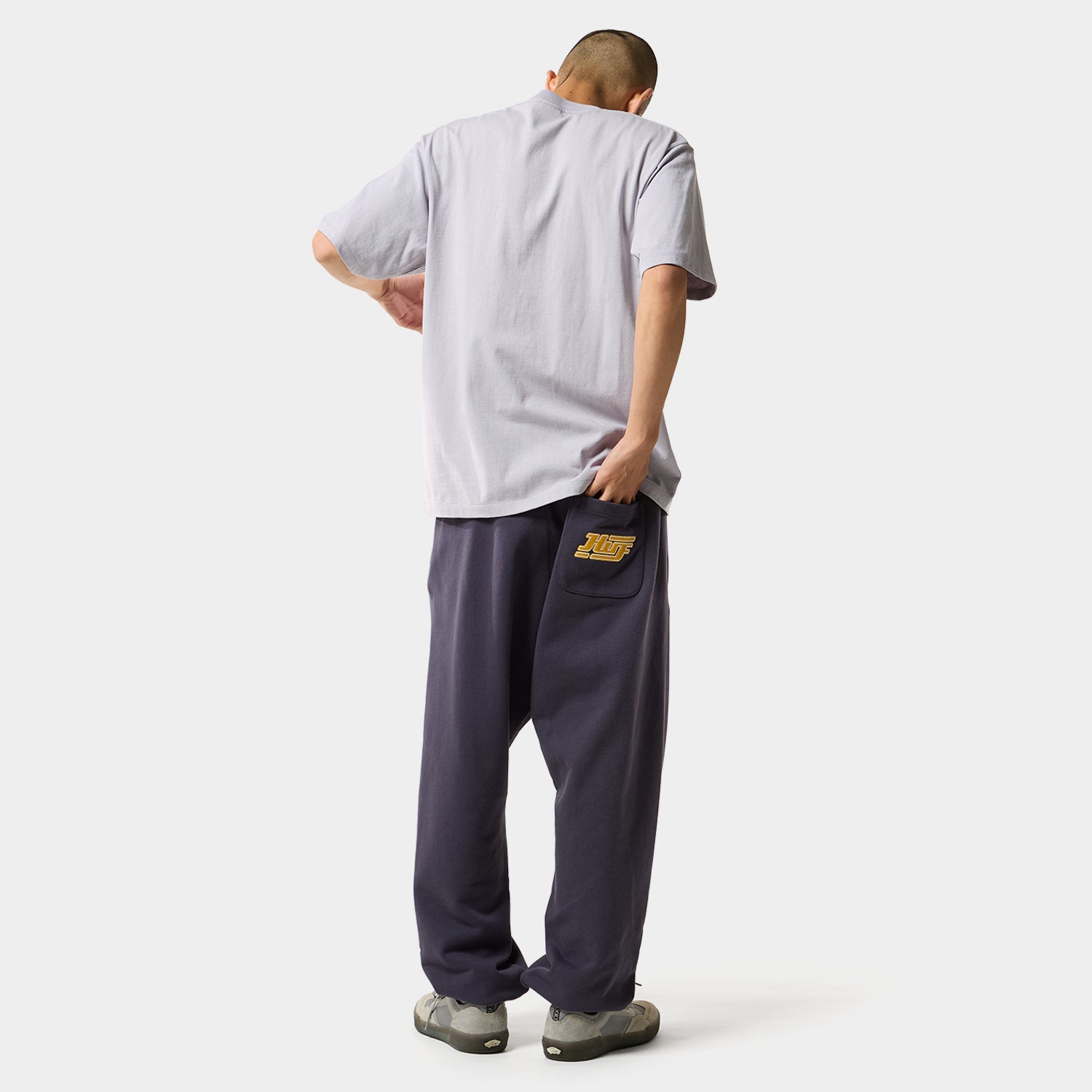 HUF (ハフ) Worldwide JP /T-SHIRTS(Tシャツ)/ BLOCKS TEE商品 / LILAC CHALK
