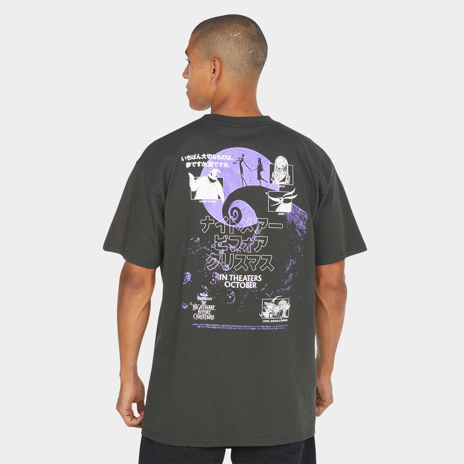 HUF (ハフ) Worldwide JP /T-SHIRTS(Tシャツ)/ HUF X NIGHTMARE BEFORE CHRISTMAS TEE商品 / VINTAGE BLACK