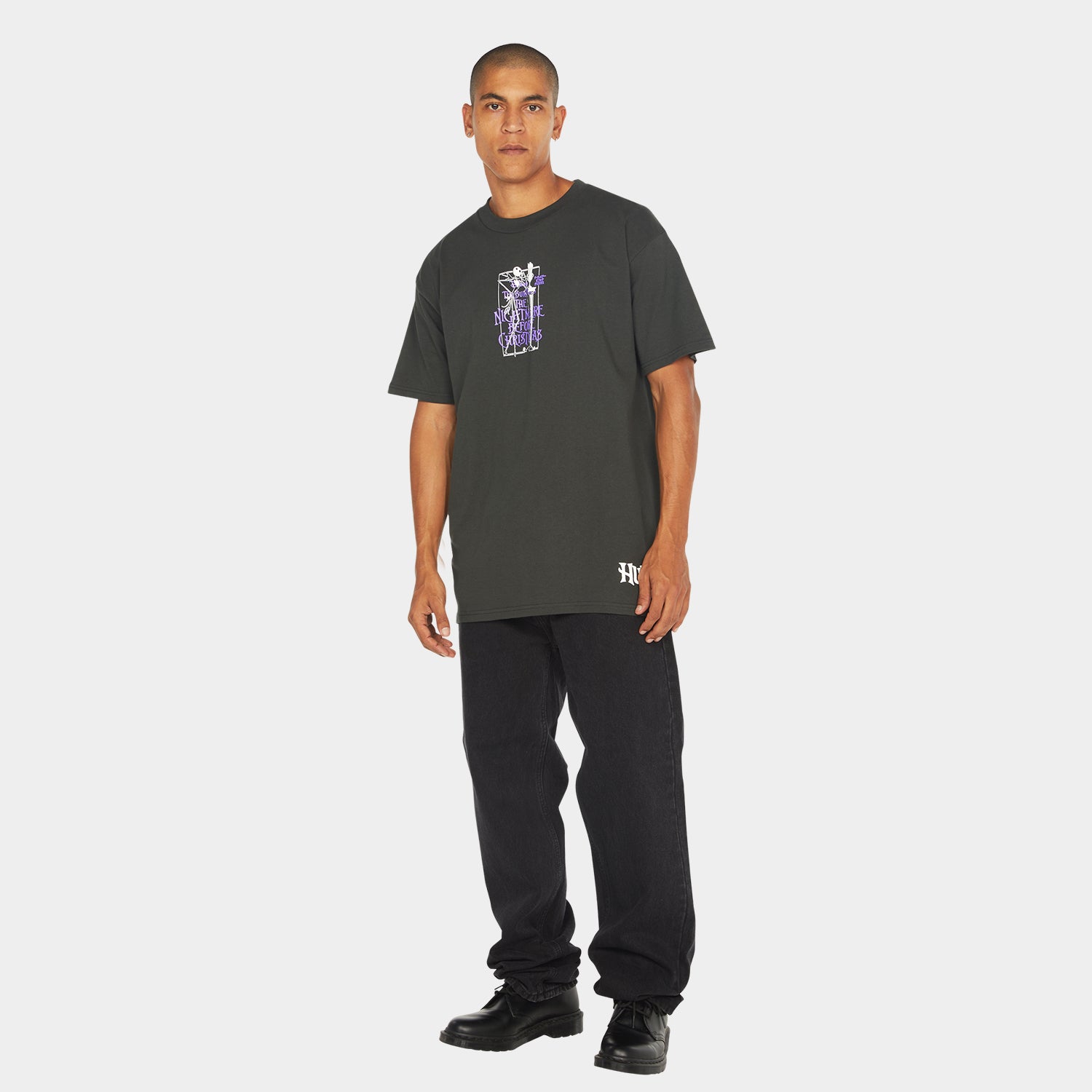 HUF (ハフ) Worldwide JP /T-SHIRTS(Tシャツ)/ HUF X NIGHTMARE BEFORE CHRISTMAS TEE商品 / VINTAGE BLACK