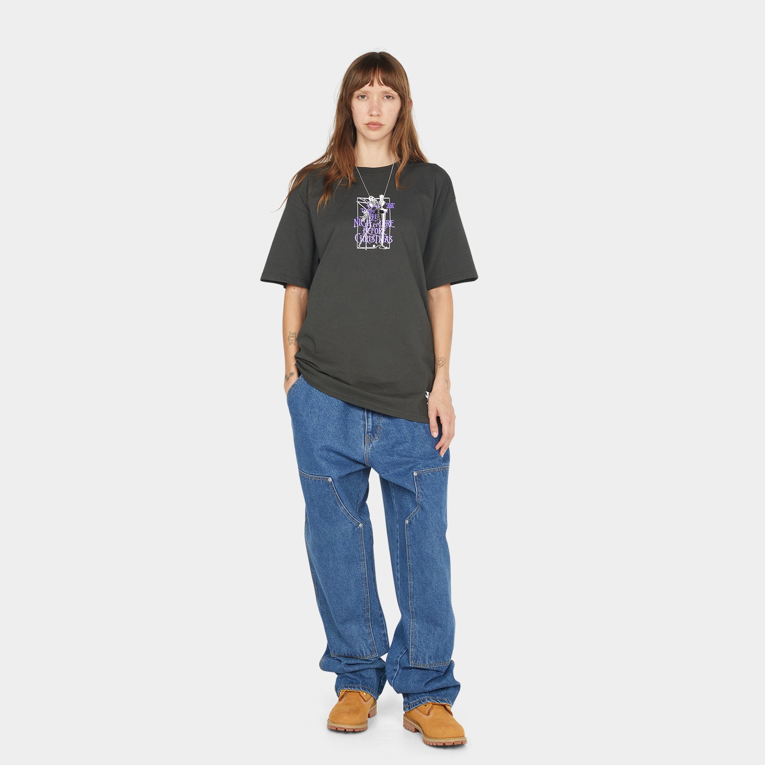 HUF (ハフ) Worldwide JP /T-SHIRTS(Tシャツ)/ HUF X NIGHTMARE BEFORE CHRISTMAS TEE商品 / VINTAGE BLACK