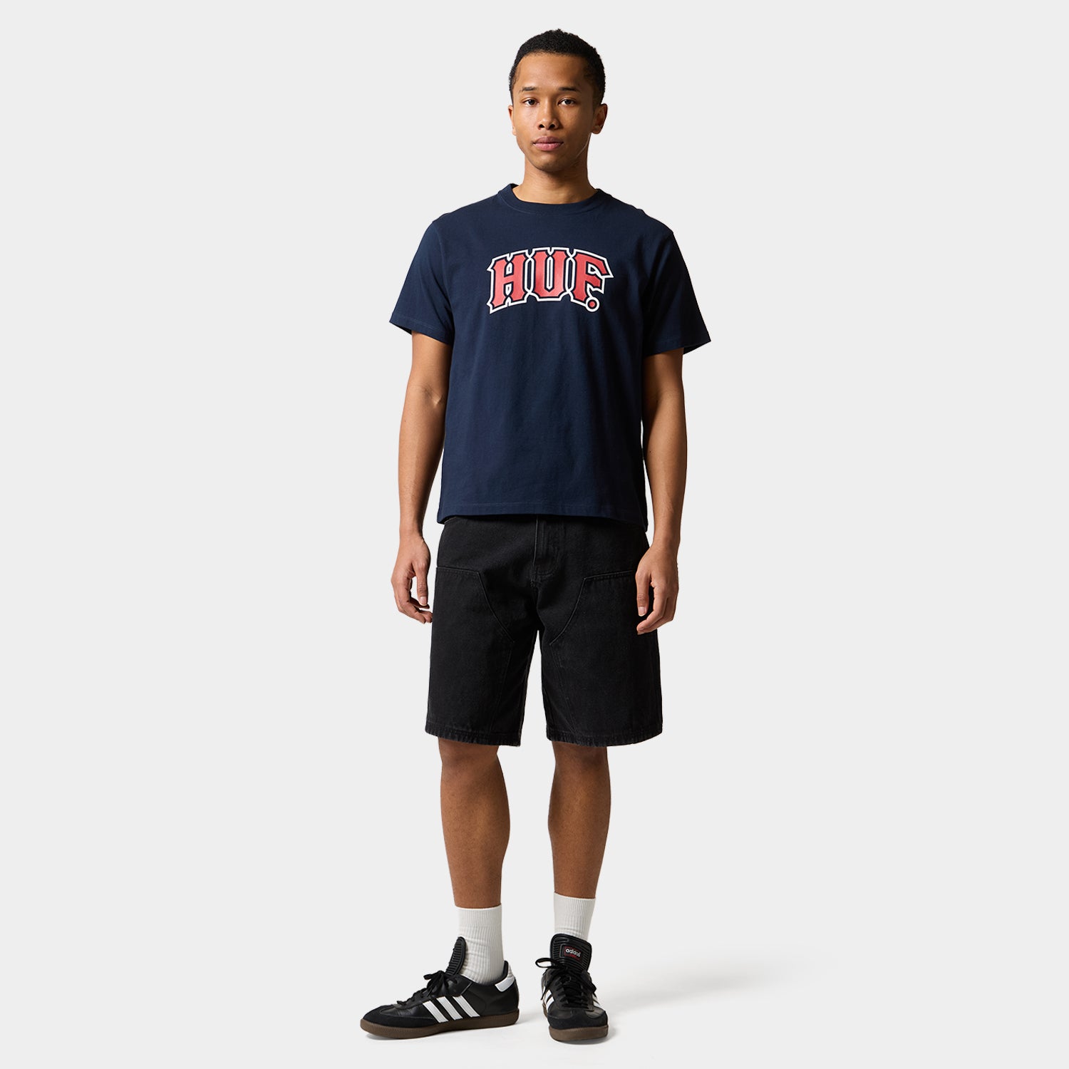 HUF (ハフ) Worldwide JP /T-SHIRTS(Tシャツ)/ CLASSIC ARCH TEE商品 / NAVY