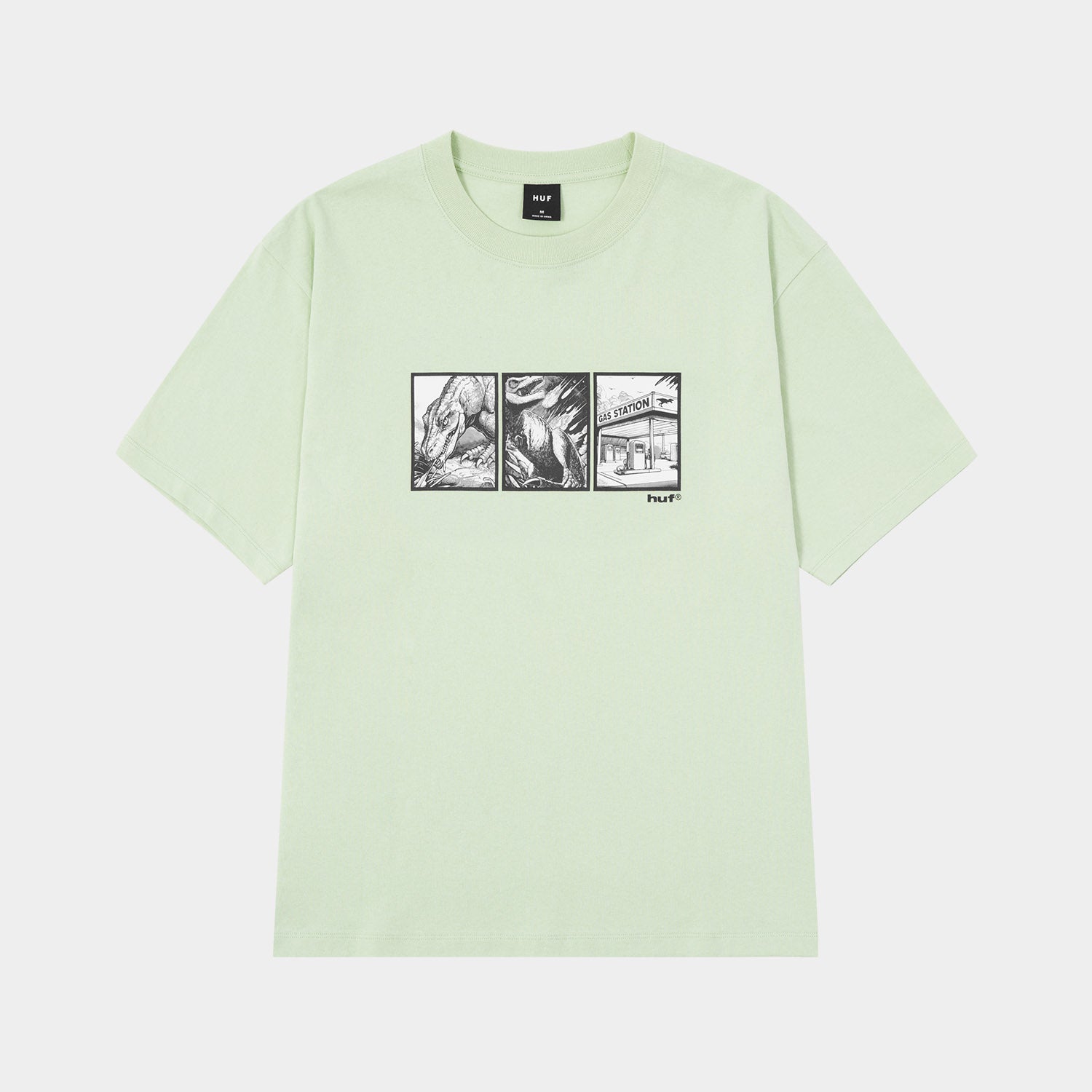 HUF (ハフ) Worldwide JP /T-SHIRTS(Tシャツ)/ FOSSIL FUEL TEE商品 / CUCUMBER