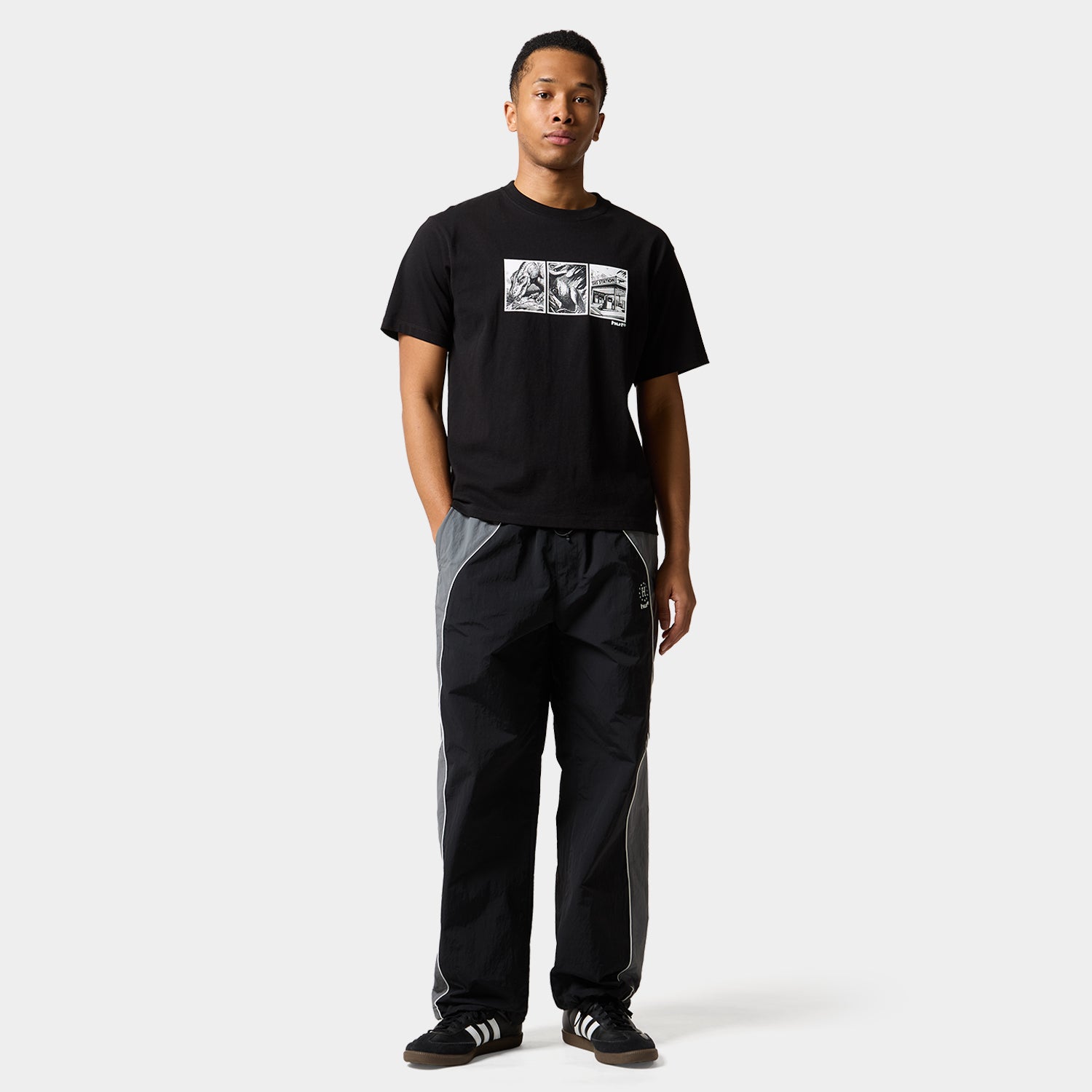 HUF (ハフ) Worldwide JP /T-SHIRTS(Tシャツ)/ FOSSIL FUEL TEE商品 / CUCUMBER