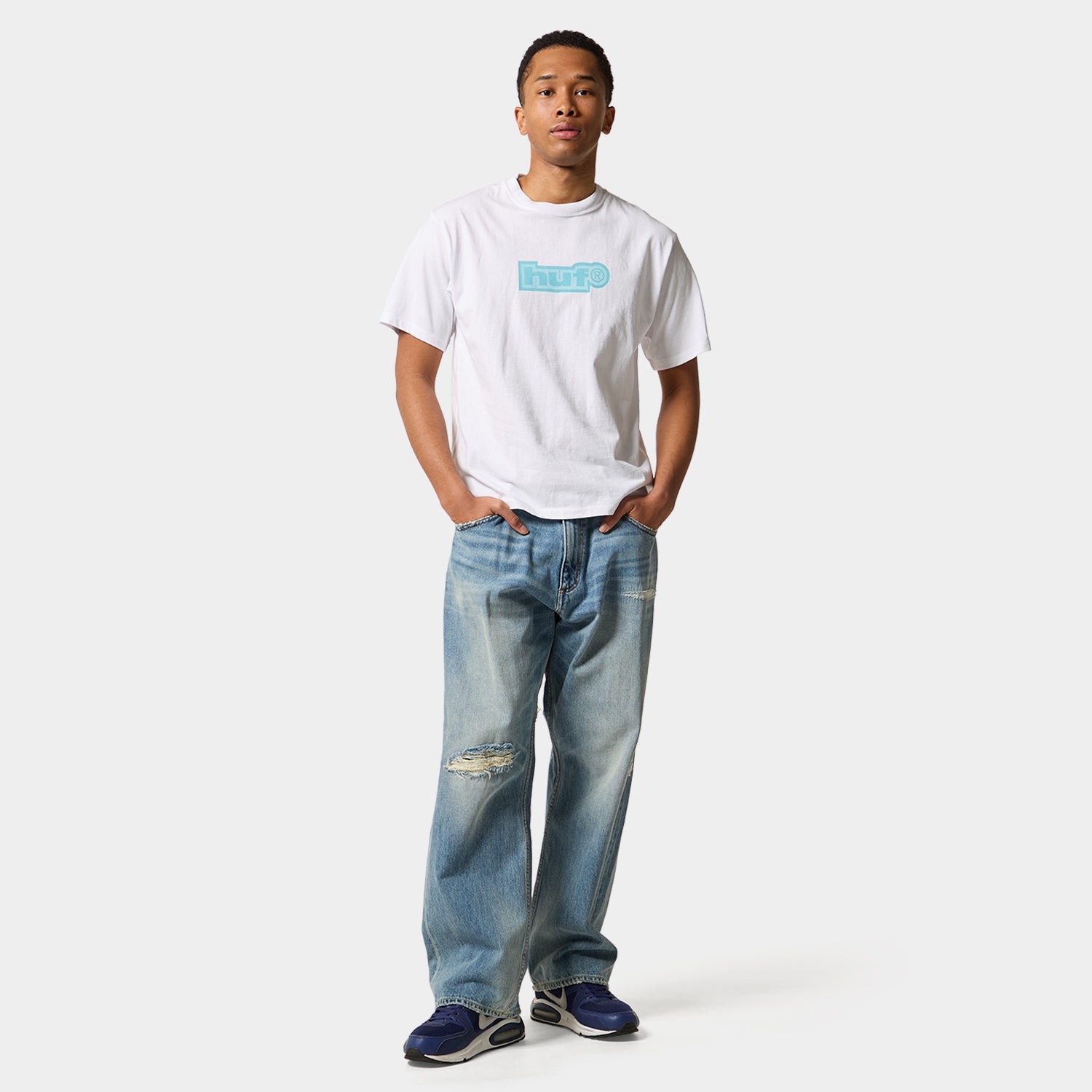 HUF (ハフ) Worldwide JP /T-SHIRTS(Tシャツ)/ 89 OUTLINE TEE商品 / BLACK