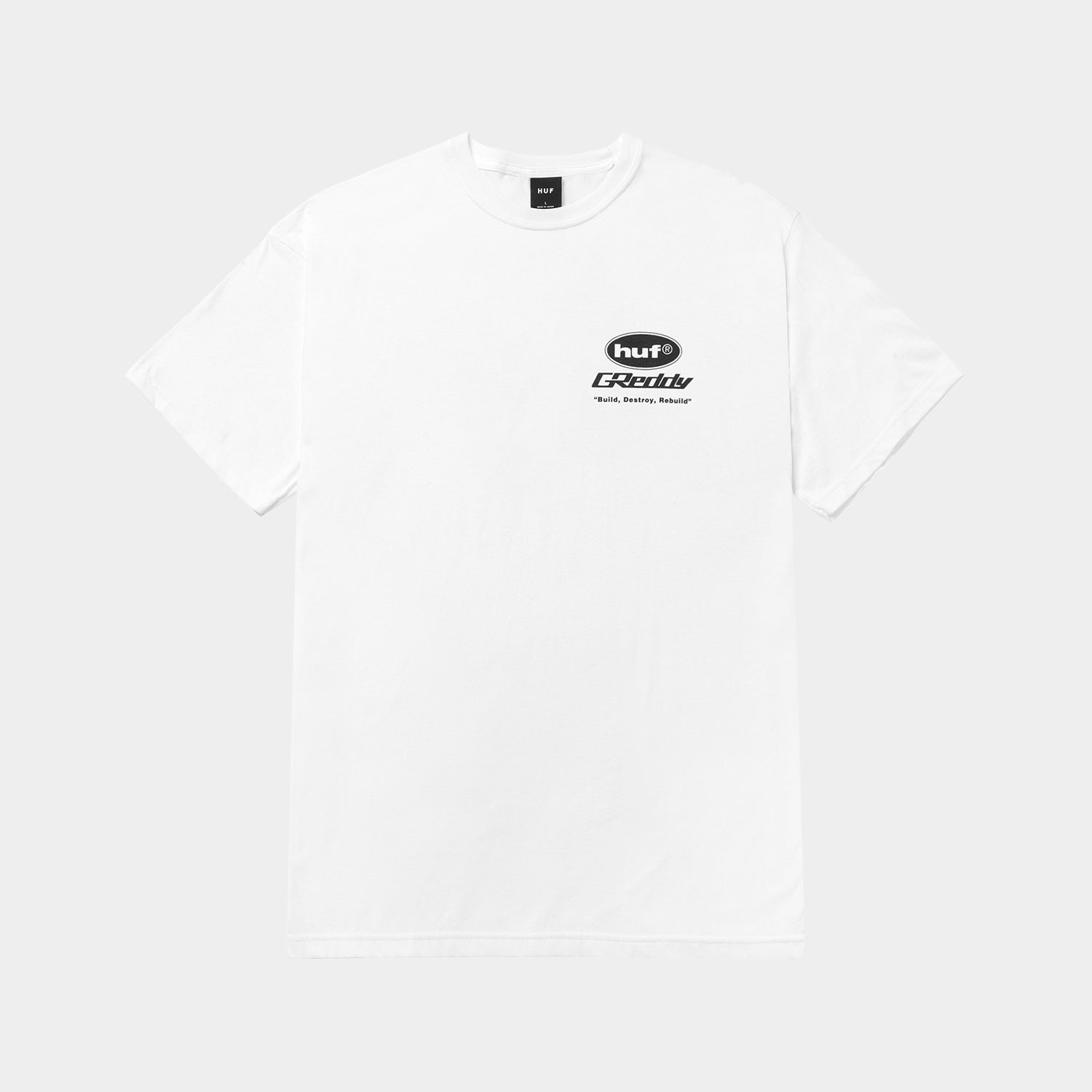 HUF (ハフ) Worldwide JP /T-SHIRTS(Tシャツ)/ HUF X GREDDY PARTS TEE商品 / WHITE