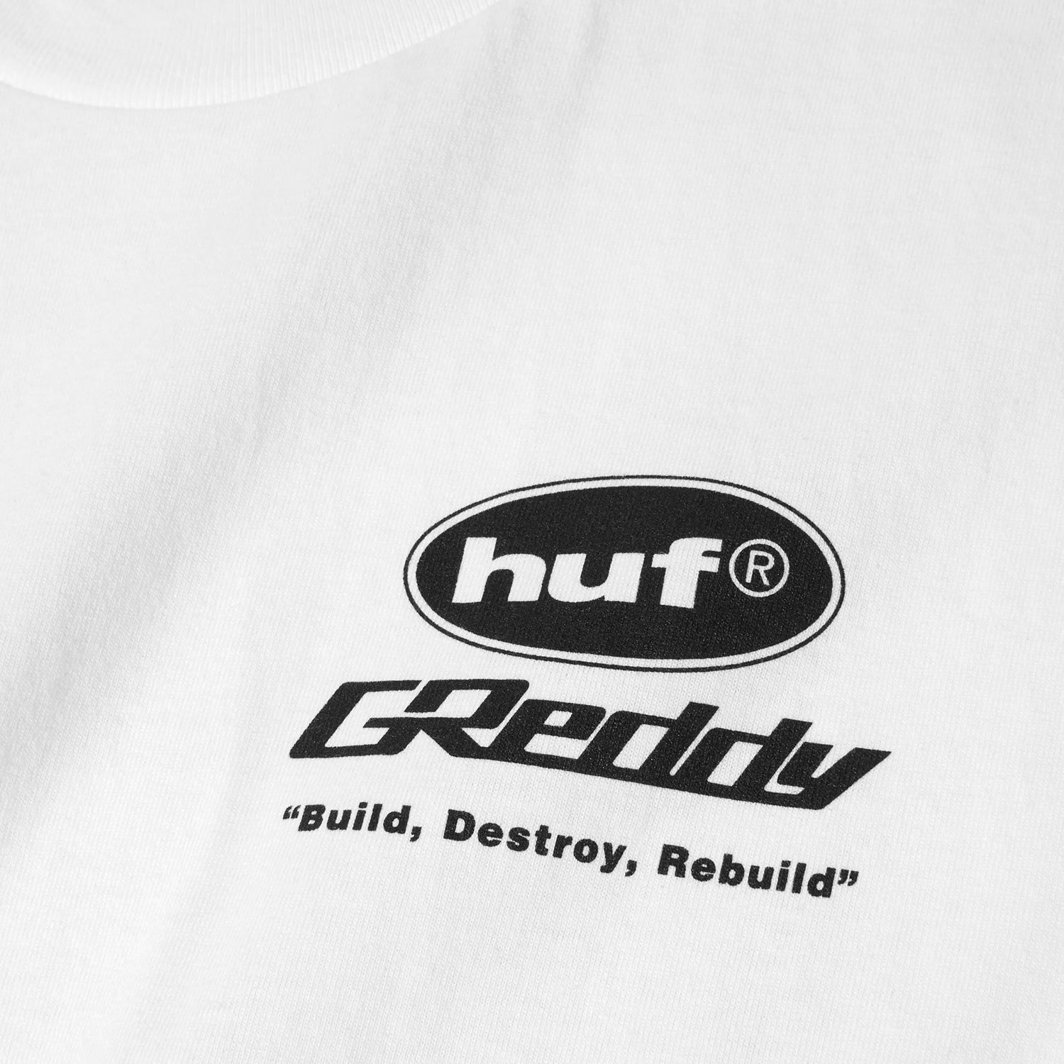 HUF (ハフ) Worldwide JP /T-SHIRTS(Tシャツ)/ HUF X GREDDY PARTS TEE商品 / WHITE
