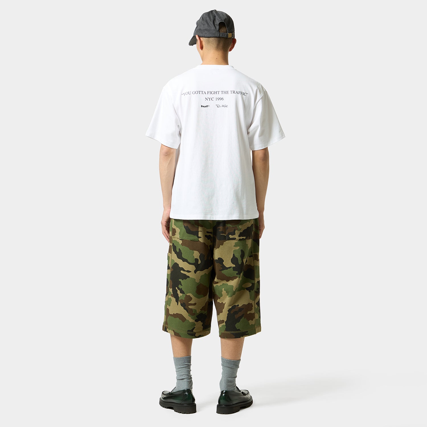 HUF (ハフ) Worldwide JP /T-SHIRTS(Tシャツ)/ FIGHT THE TRAFFIC TEE商品 / WHITE