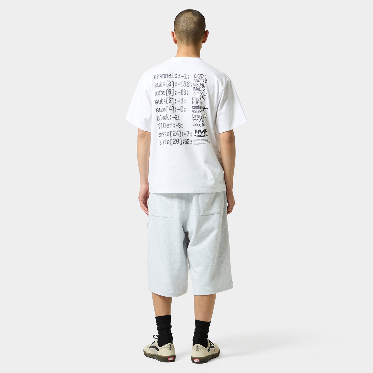 HUF (ハフ) Worldwide JP /T-SHIRTS(Tシャツ)/ H CAM TEE商品 / WHITE