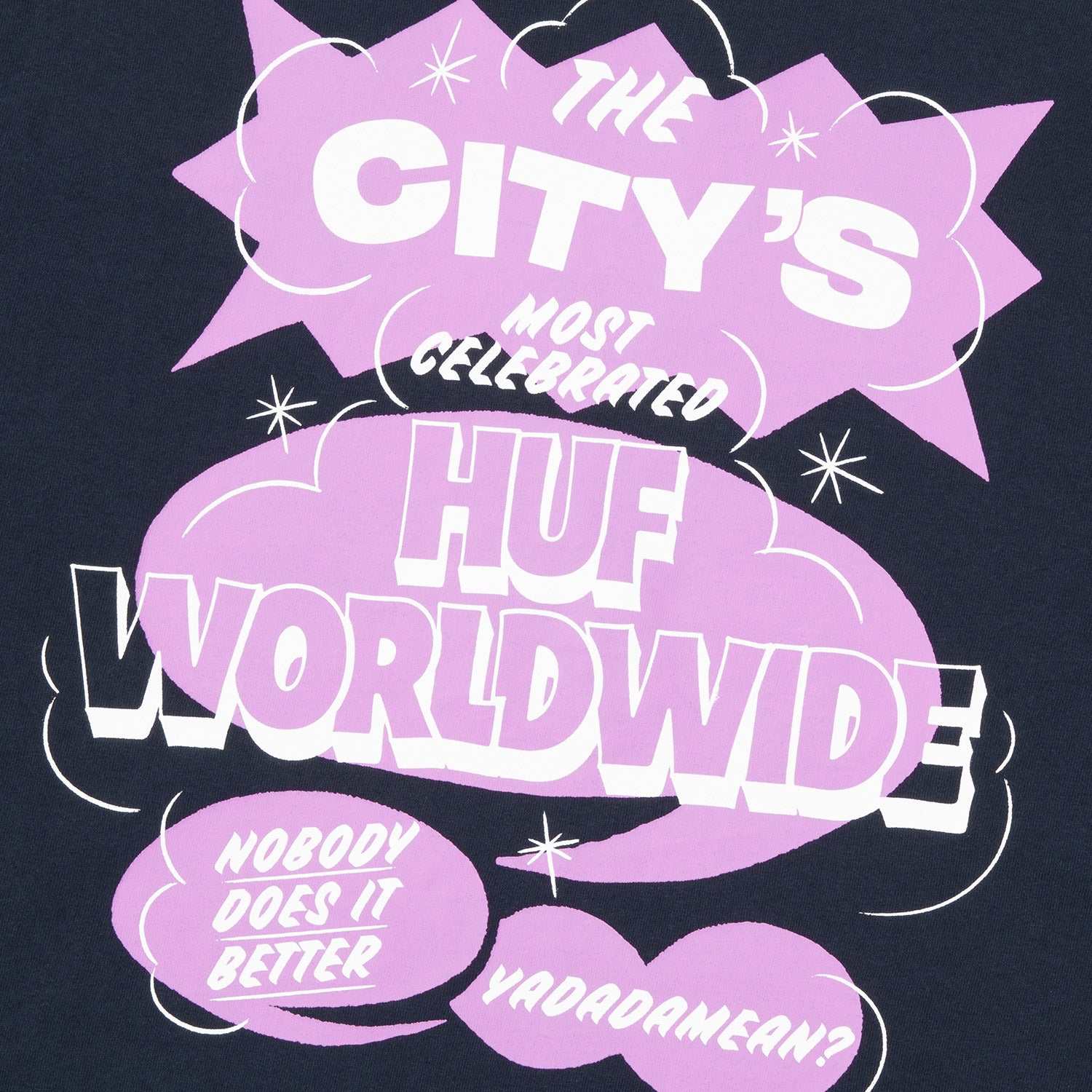 HUF (ハフ) Worldwide JP /T-SHIRTS(Tシャツ)/ YADAMEAN TEE商品 / NAVY