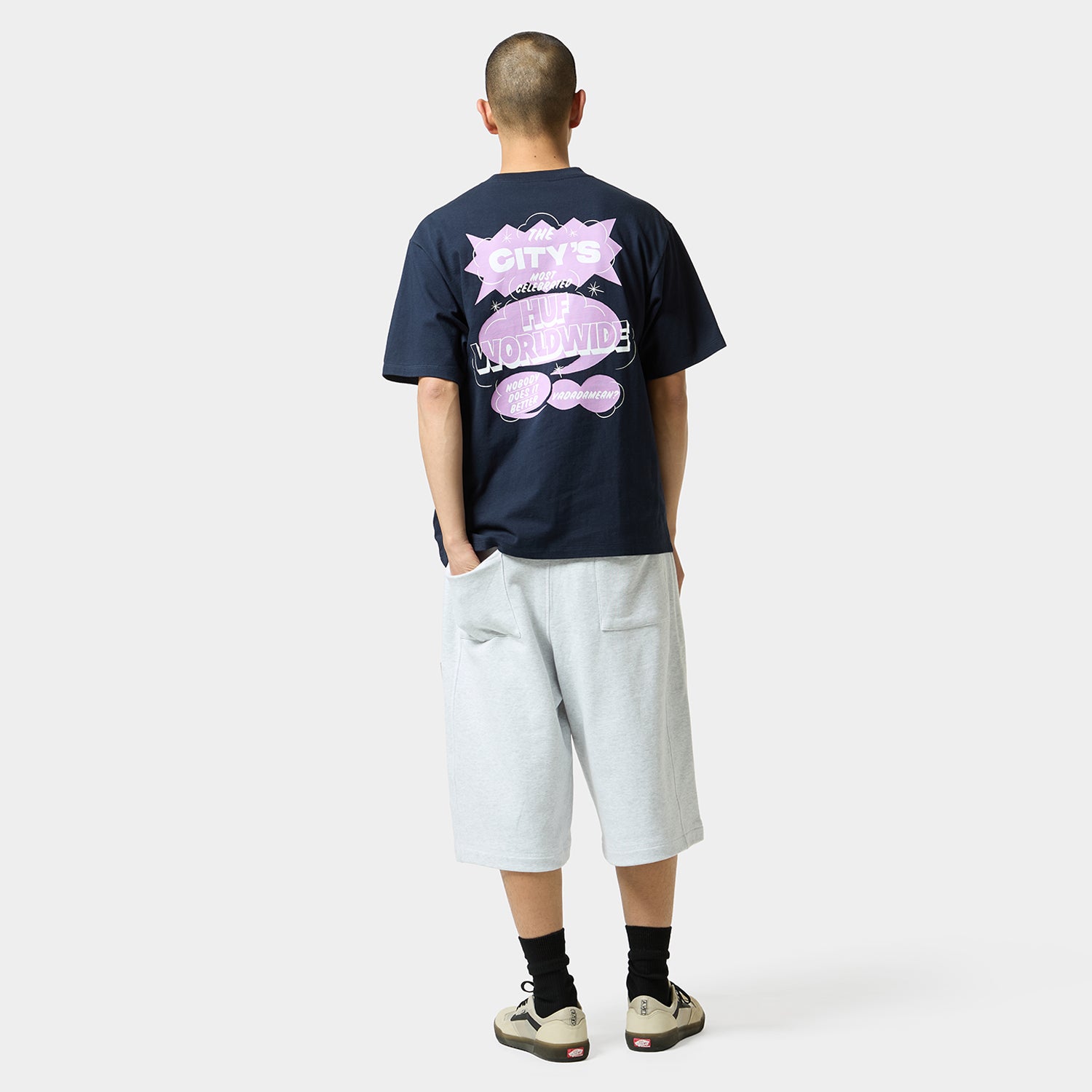 HUF (ハフ) Worldwide JP /T-SHIRTS(Tシャツ)/ YADAMEAN TEE商品 / NAVY