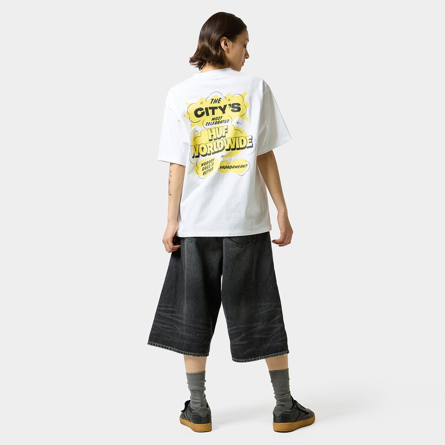 HUF (ハフ) Worldwide JP /T-SHIRTS(Tシャツ)/ YADAMEAN TEE商品 / NAVY