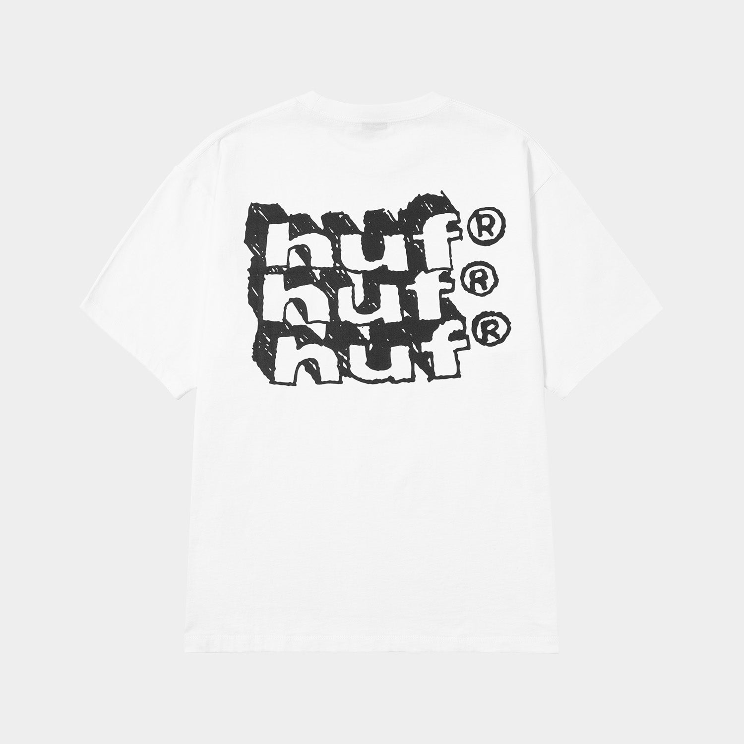 HUF (ハフ) Worldwide JP /T-SHIRTS(Tシャツ)/ HAND STACKED TEE商品 / WHITE