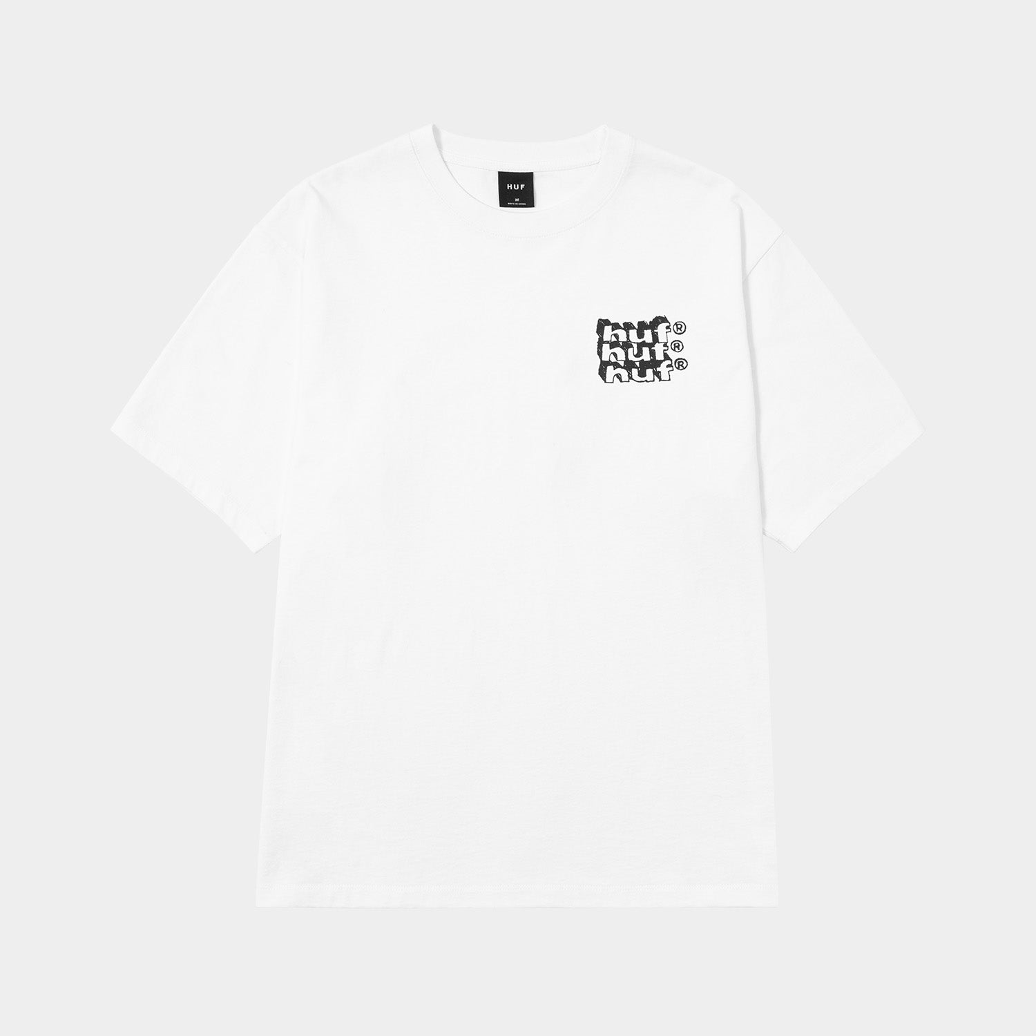 HUF (ハフ) Worldwide JP /T-SHIRTS(Tシャツ)/ HAND STACKED TEE商品 / WHITE