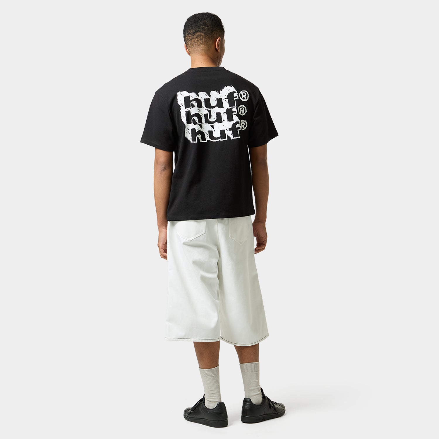 HUF (ハフ) Worldwide JP /T-SHIRTS(Tシャツ)/ HAND STACKED TEE商品 / WHITE