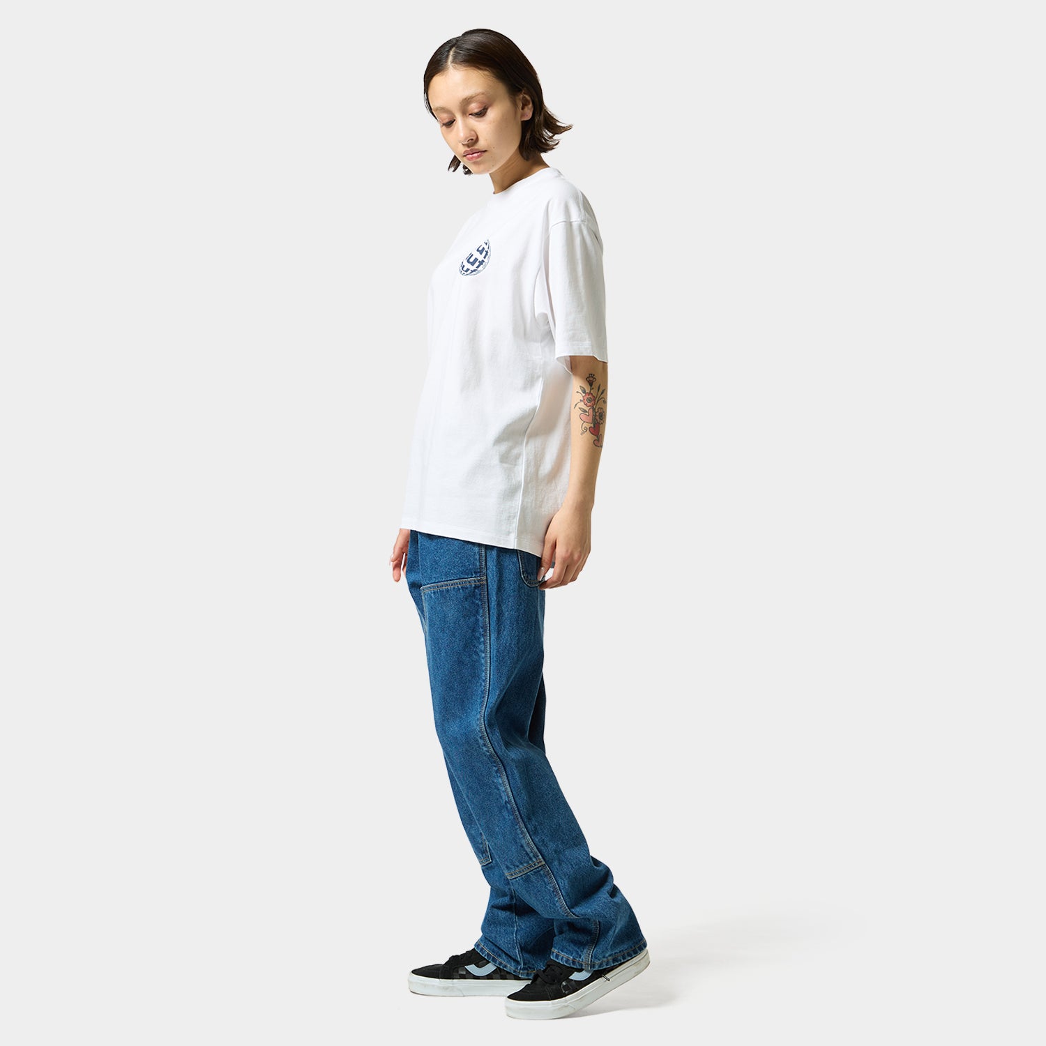 HUF (ハフ) Worldwide JP /T-SHIRTS(Tシャツ)/ WIDE ANGLE TEE商品 / WHITE