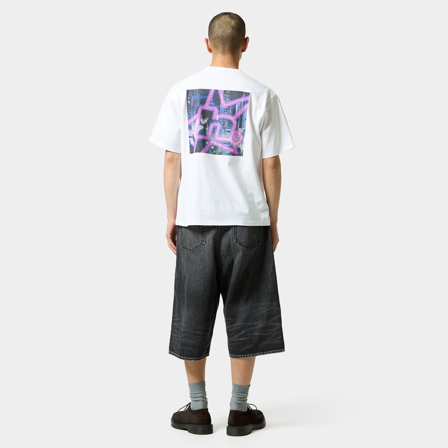 HUF (ハフ) Worldwide JP /T-SHIRTS(Tシャツ)/ CYBERPUNK TEE商品 / WHITE