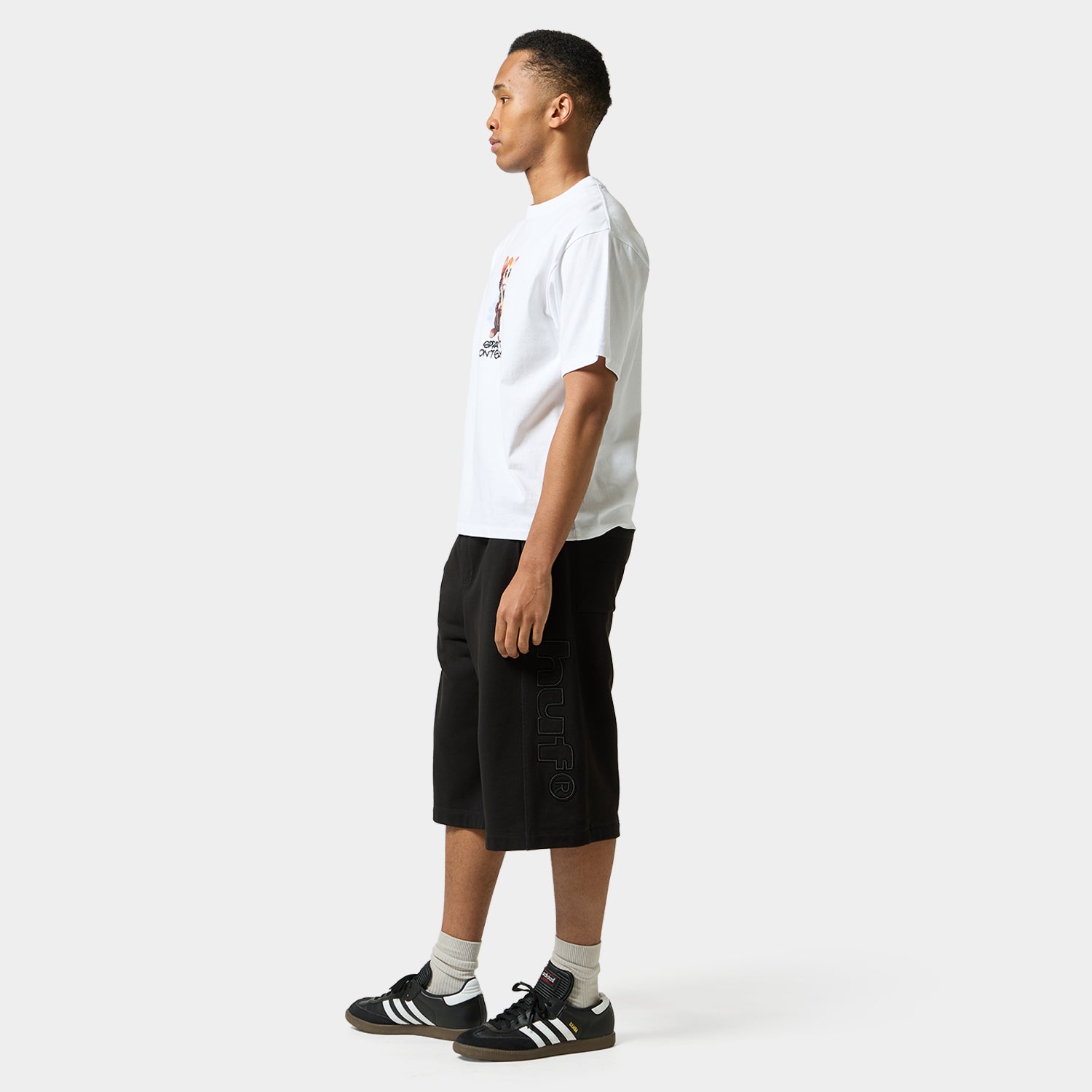 HUF (ハフ) Worldwide JP /T-SHIRTS(Tシャツ)/ SPRAY IT TEE商品 / BLACK