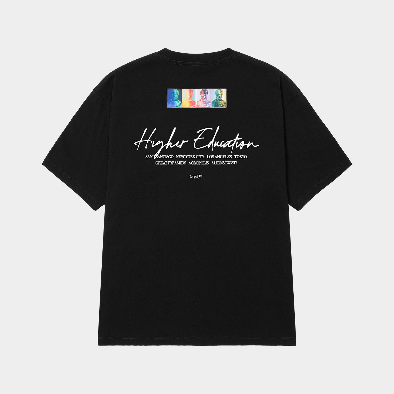 HUF (ハフ) Worldwide JP /T-SHIRTS(Tシャツ)/ HIGHER EDUCATION TEE商品 / WHITE
