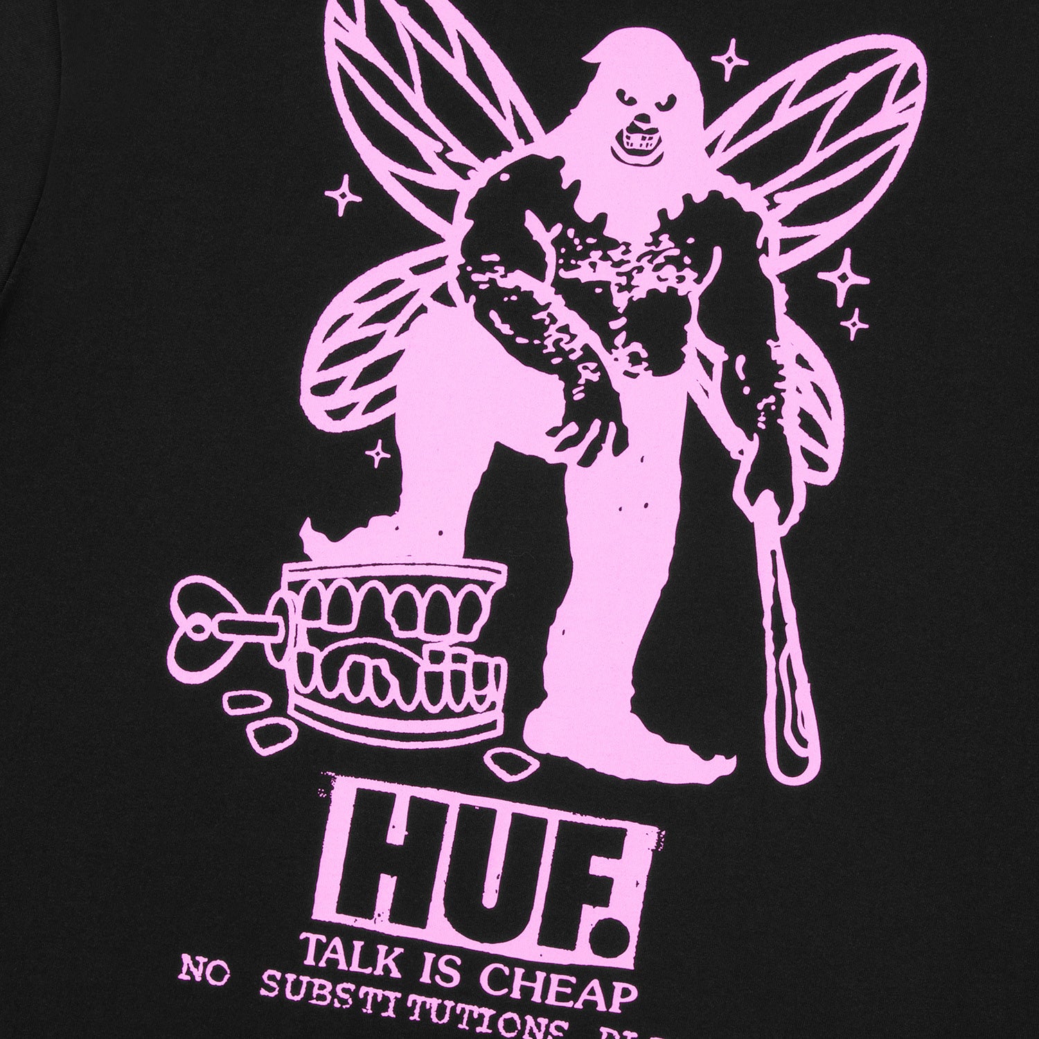 HUF (ハフ) Worldwide JP /T-SHIRTS(Tシャツ)/ TOOTH FAIRY TEE商品 / BLACK