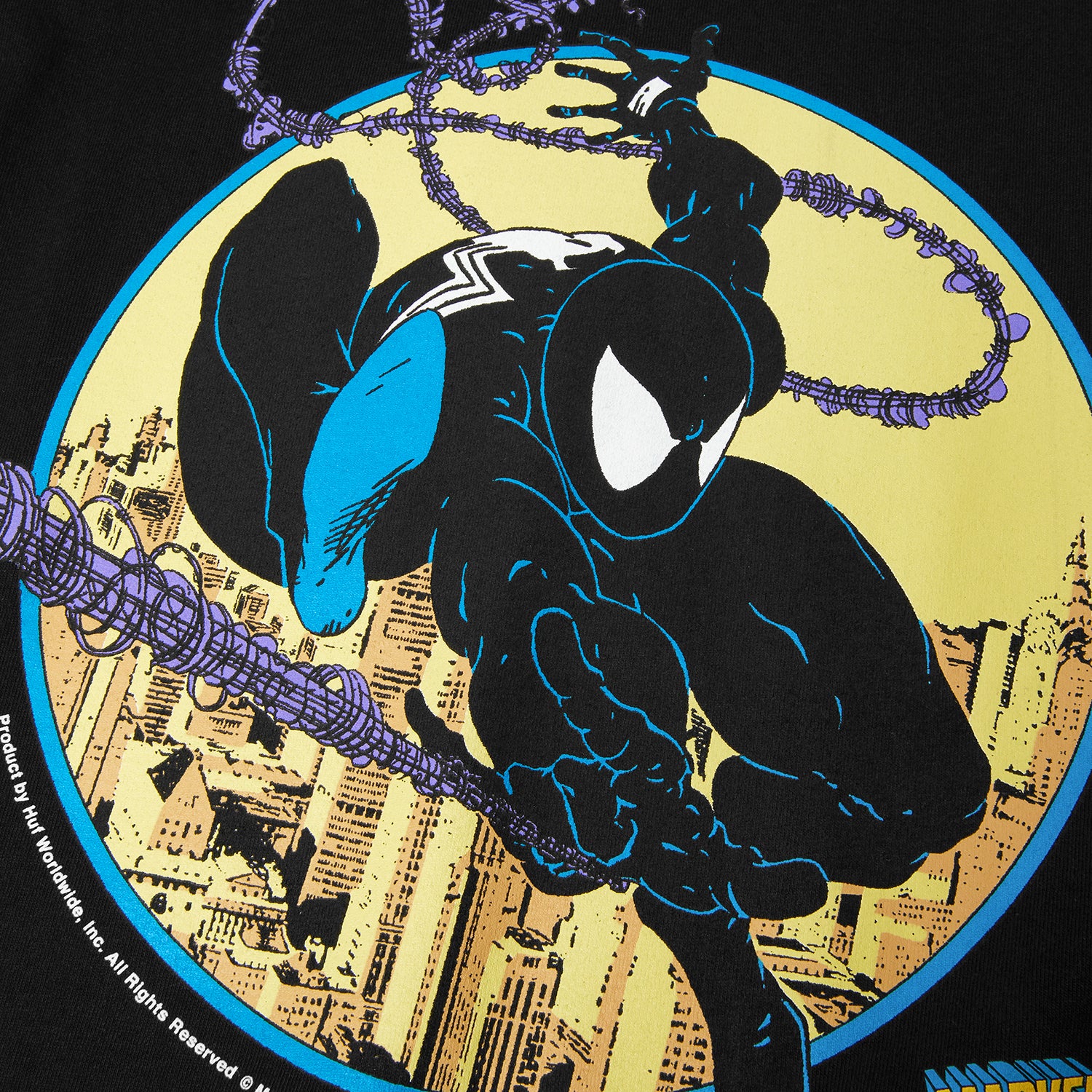 HUF (ハフ) Worldwide JP /T-SHIRTS(Tシャツ)/ HUF X MARVEL SPIDER-MAN THREE HUNDRED TEE商品 / BLACK
