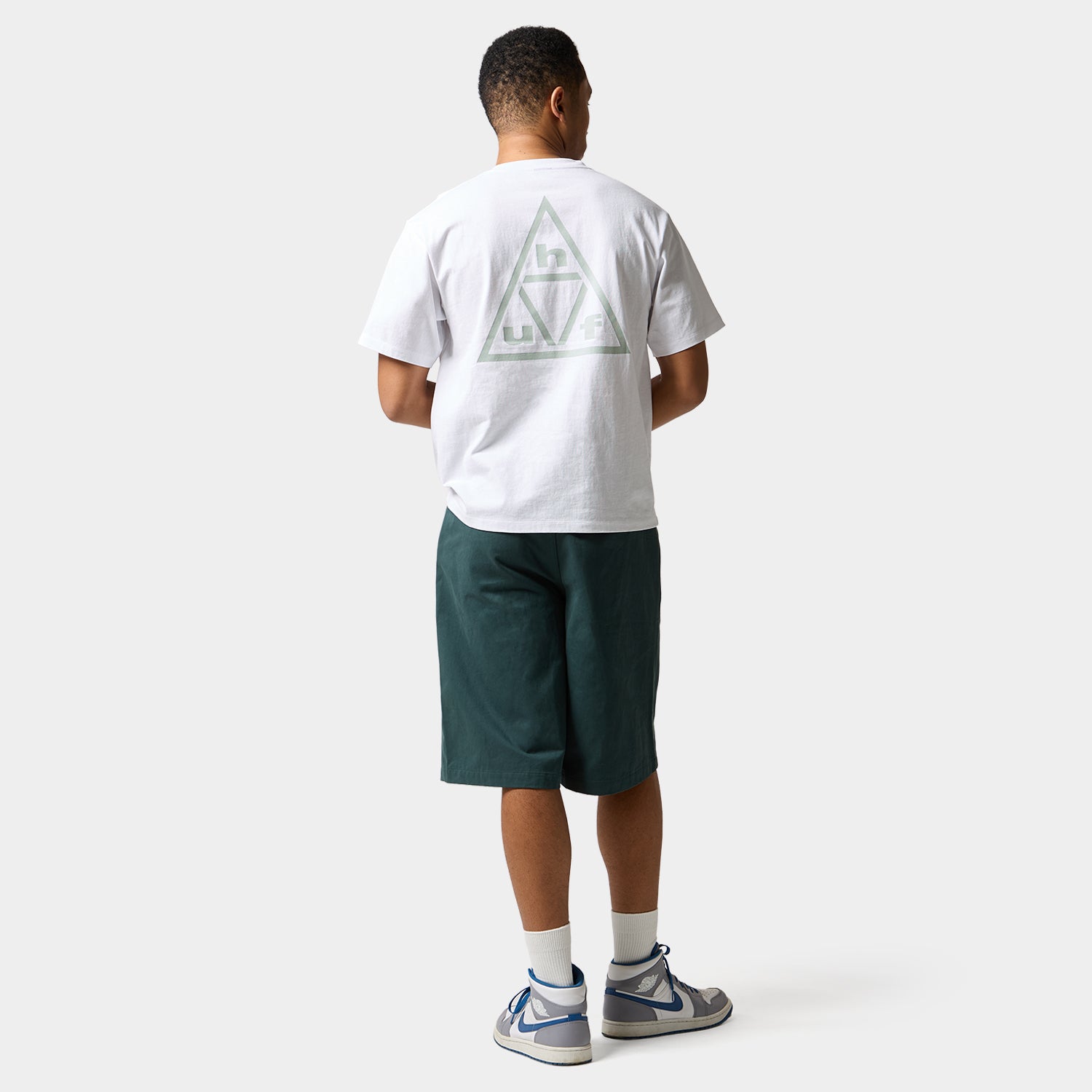 HUF (ハフ) Worldwide JP /T-SHIRTS(Tシャツ)/ TRIPLE TRIANGLE TEE商品 / FOREST GREEN