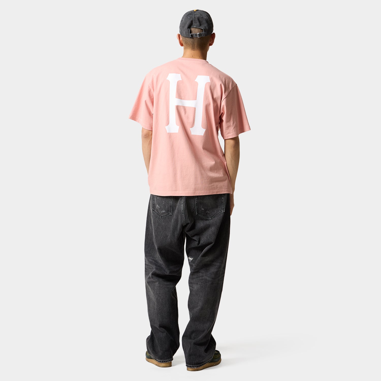 HUF (ハフ) Worldwide JP /T-SHIRTS(Tシャツ)/ CLASSIC H TEE商品 / LT ORANGE