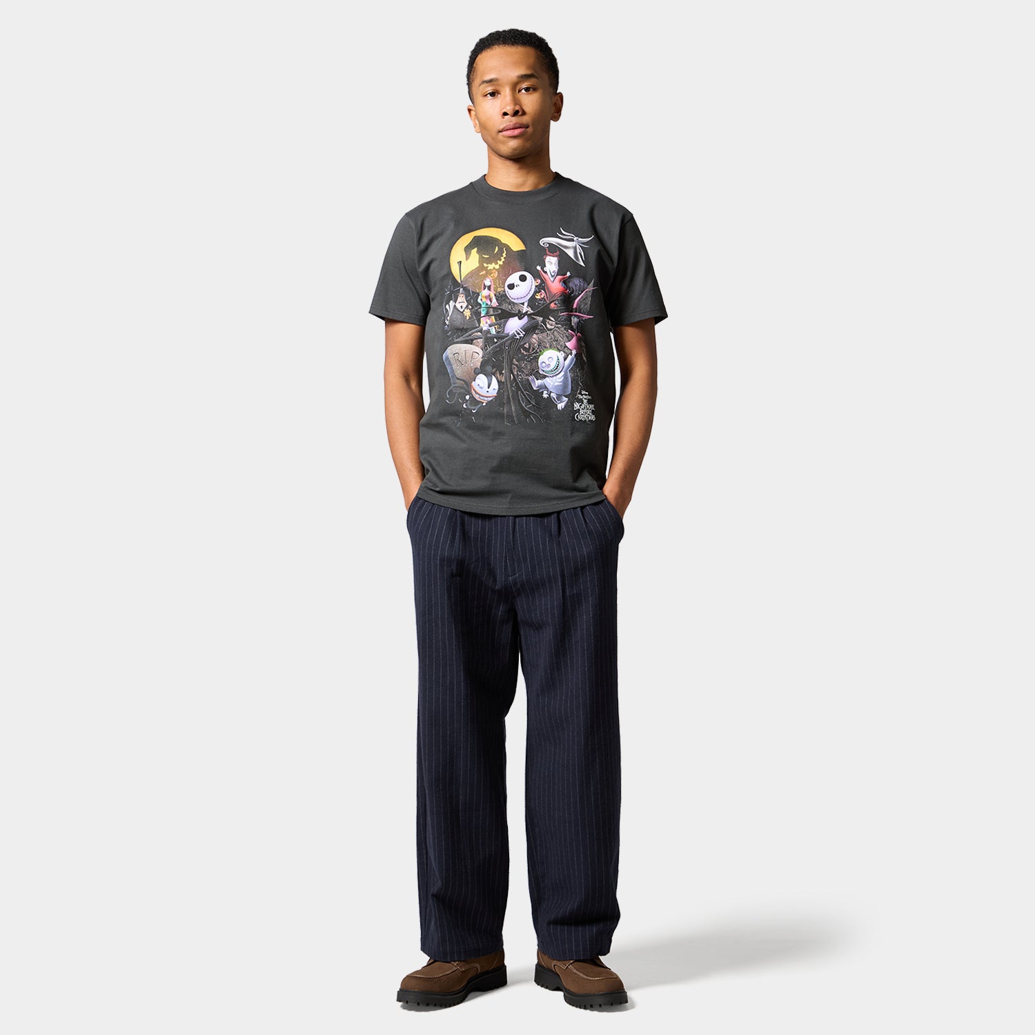 HUF (ハフ) Worldwide JP /T-SHIRTS(Tシャツ)/ HUF X NIGHTMARE BEFORE CHRISTMAS VINTAGE TEE商品 / VINTAGE BLACK