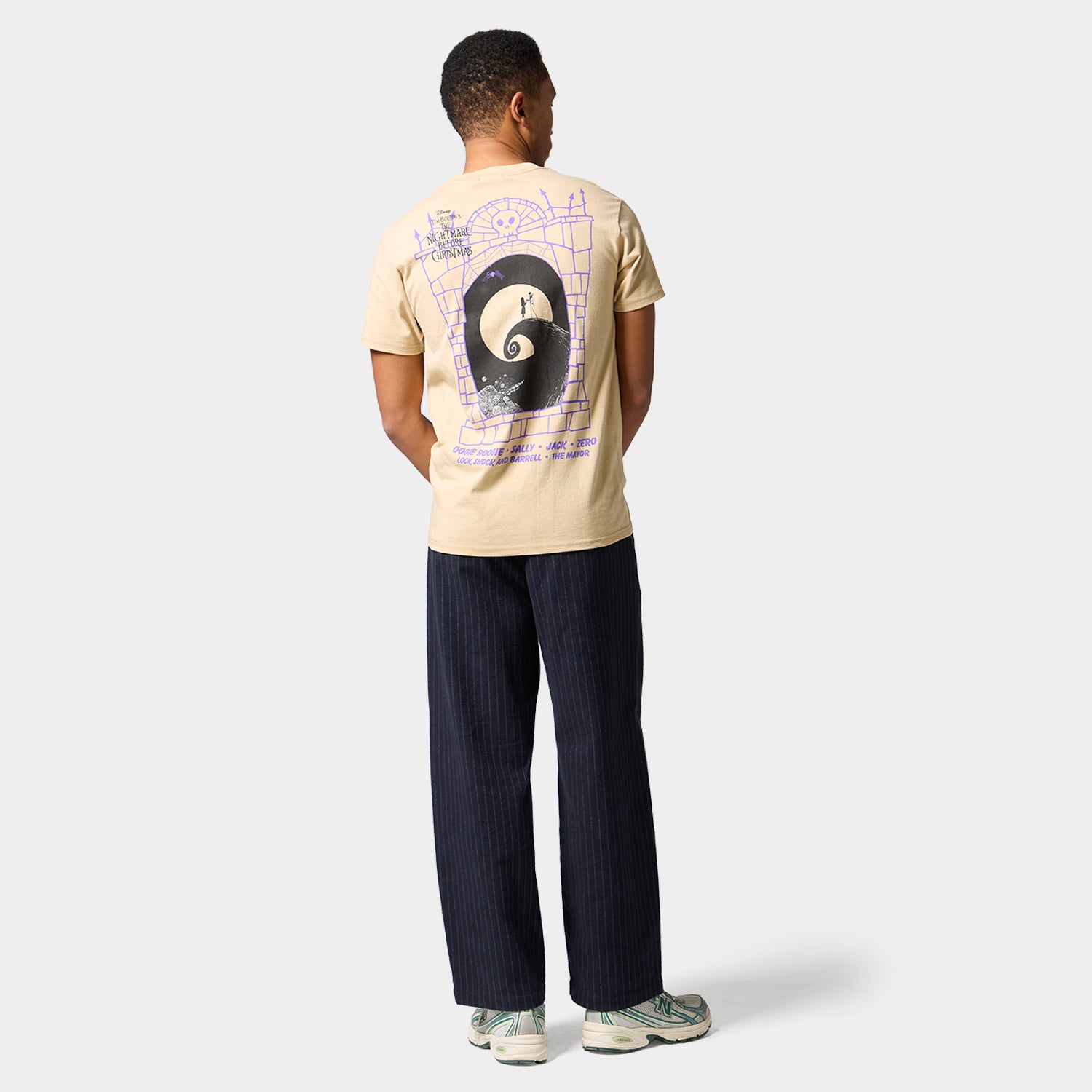 HUF (ハフ) Worldwide JP /T-SHIRTS(Tシャツ)/ HUF X NIGHTMARE BEFORE CHRISTMAS CAST TEE商品 / SAND