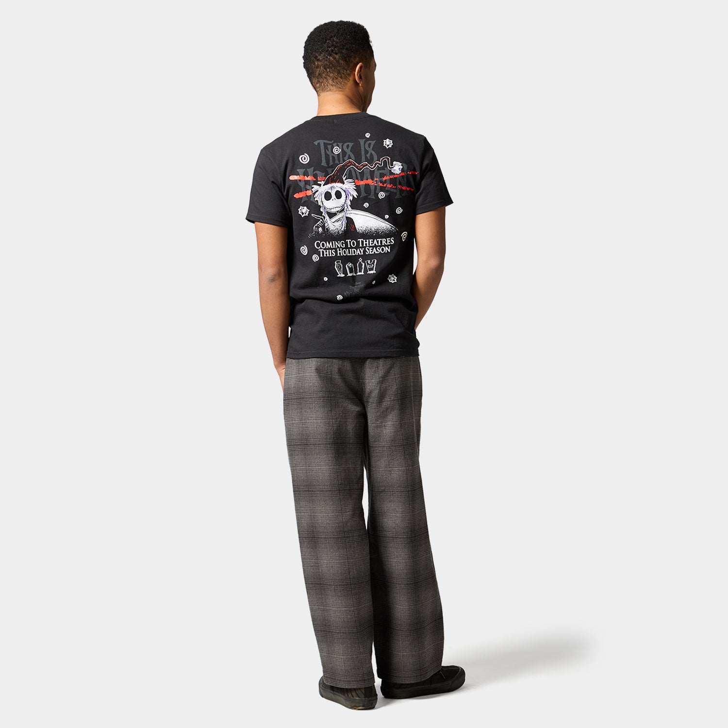 HUF (ハフ) Worldwide JP /T-SHIRTS(Tシャツ)/ HUF X NIGHTMARE BEFORE CHRISTMAS XMAS TEE商品 / BLACK
