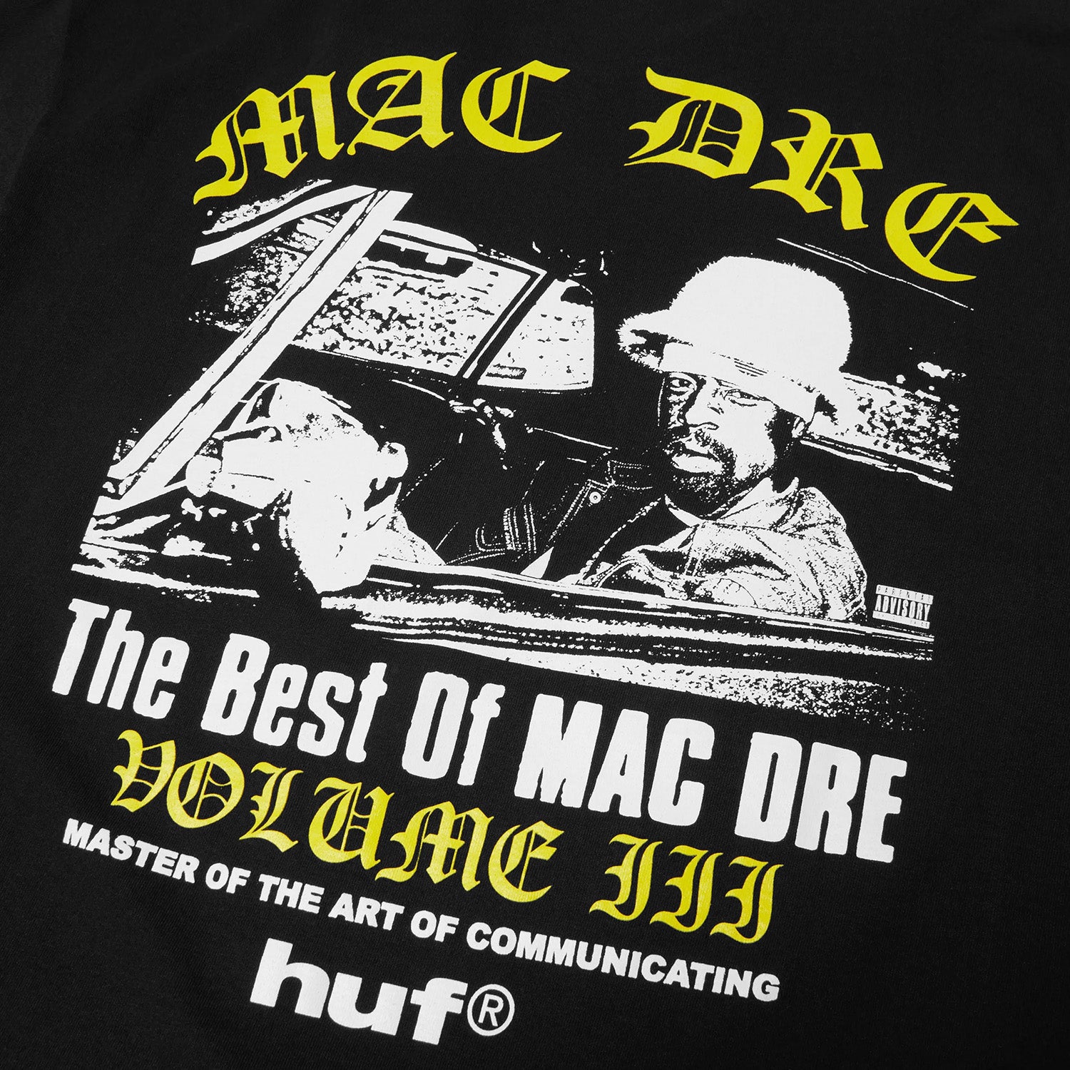 HUF (ハフ) Worldwide JP /T-SHIRTS(Tシャツ)/ HUF X MAC DRE BEST OF TEE商品 / BLACK
