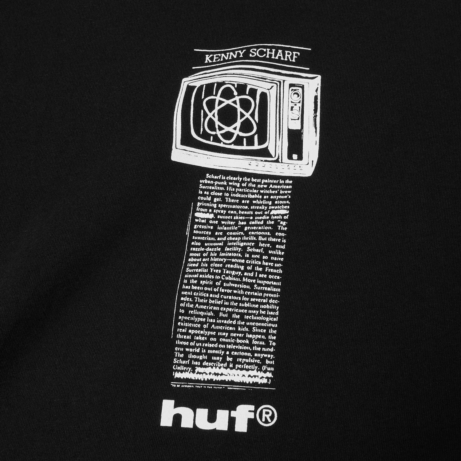 HUF (ハフ) Worldwide JP /T-SHIRTS(Tシャツ)/ KENNY SCHARF PHILOSOPHY TEE商品 / BLACK
