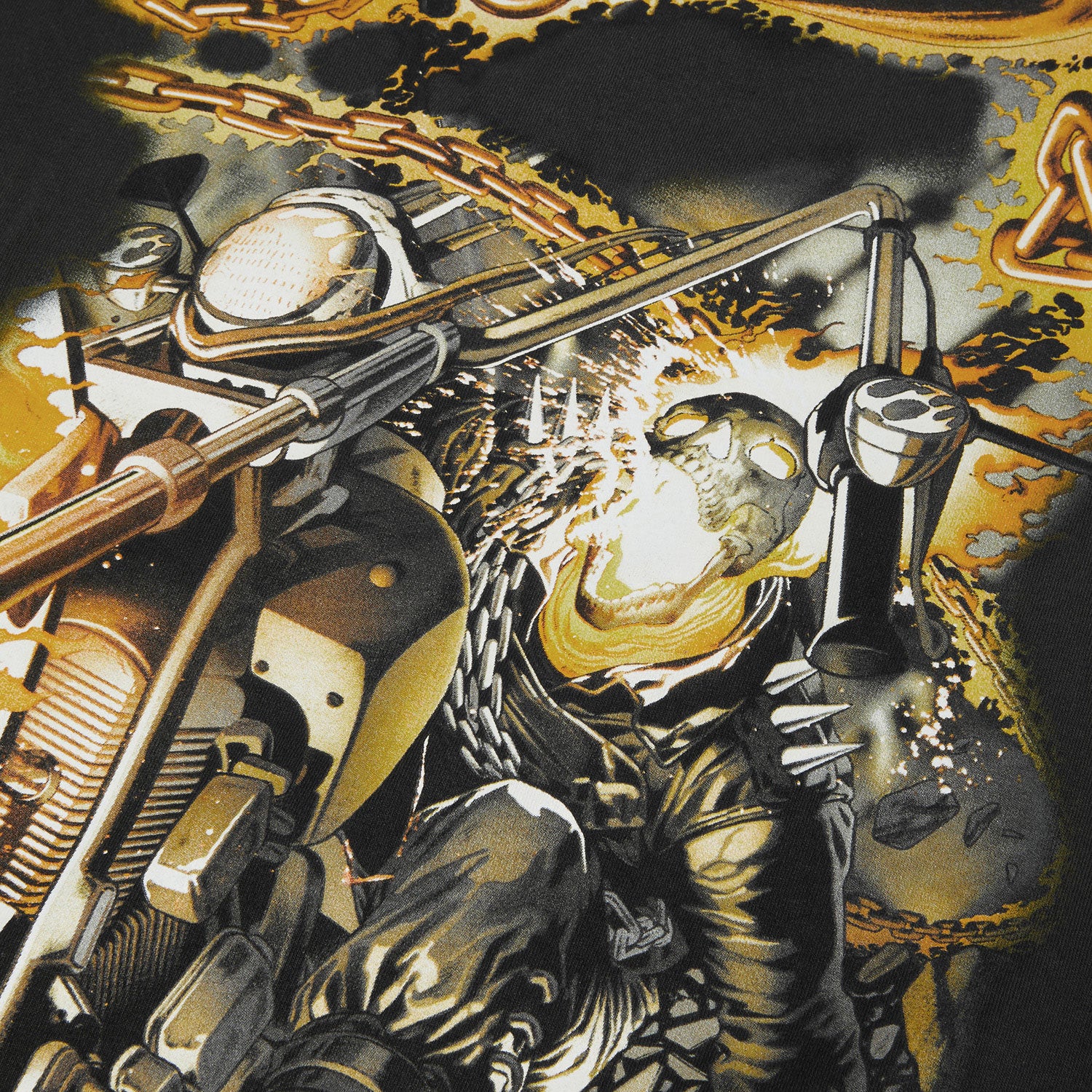 HUF (ハフ) Worldwide JP /T-SHIRTS(Tシャツ)/ HUF X MARVEL GHOST RIDER VENGEANCE TEE商品 / WASHED BLACK