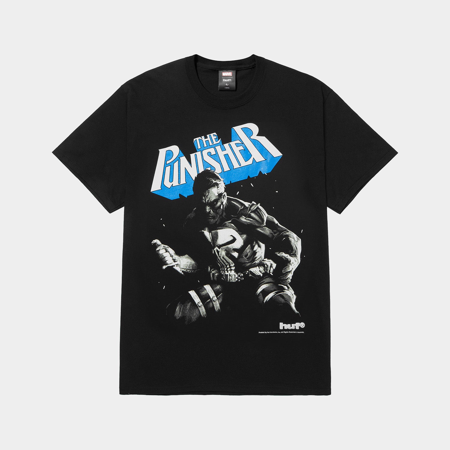 HUF (ハフ) Worldwide JP /T-SHIRTS(Tシャツ)/ HUF X MARVEL PUNISHER TEE商品 / BLACK
