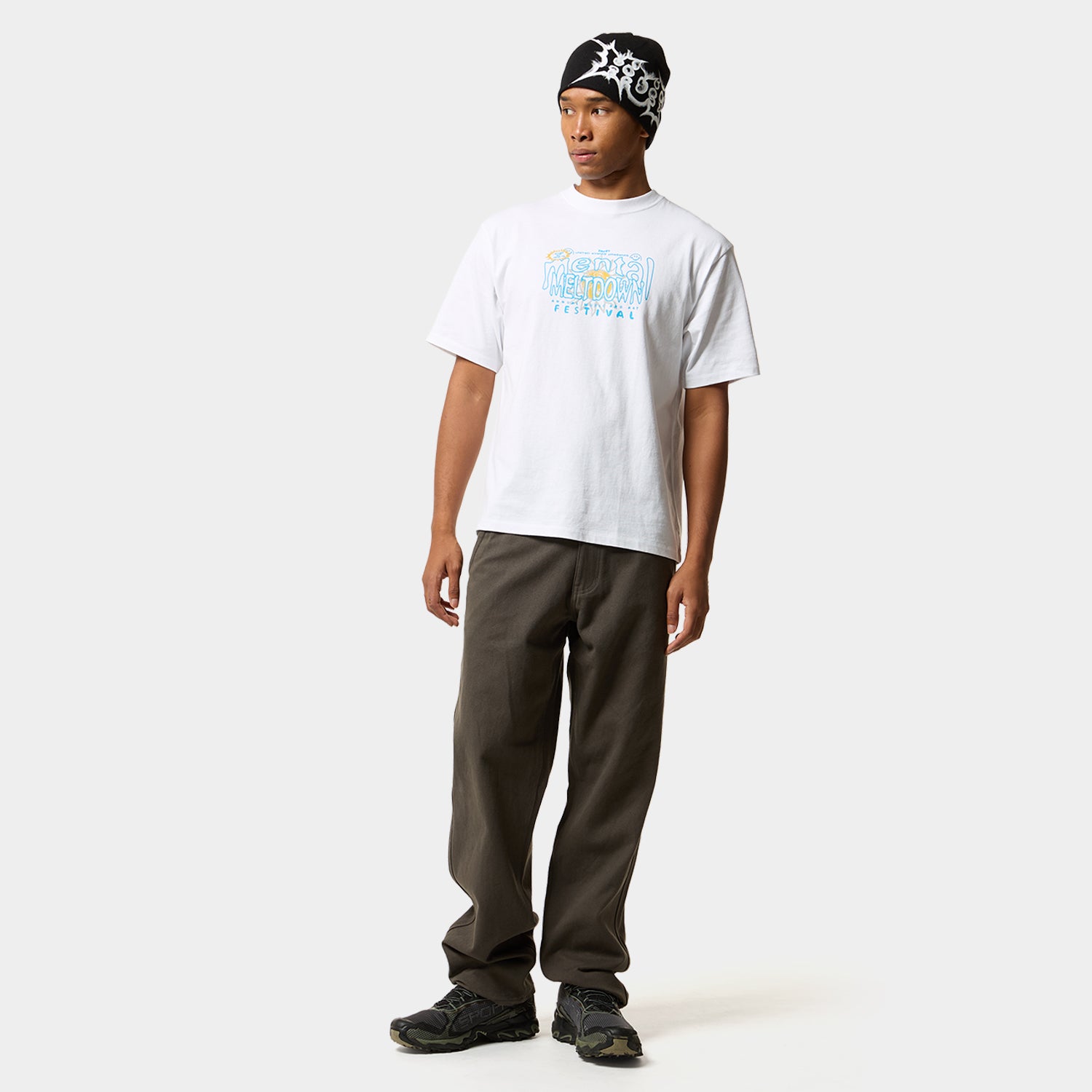 HUF (ハフ) Worldwide JP /T-SHIRTS(Tシャツ)/ MENTAL MELTDOWN TEE商品 / BLACK