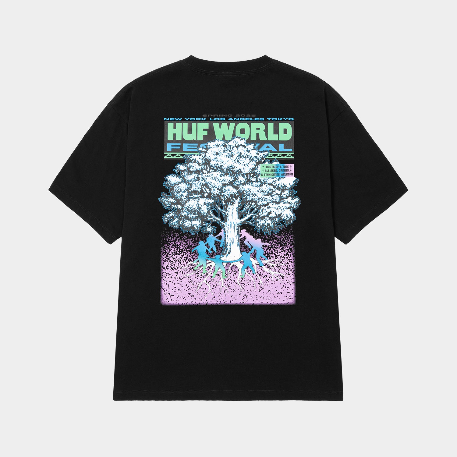 HUF (ハフ) Worldwide JP /T-SHIRTS(Tシャツ)/ WORLD FESTIVAL TEE商品 / WHITE